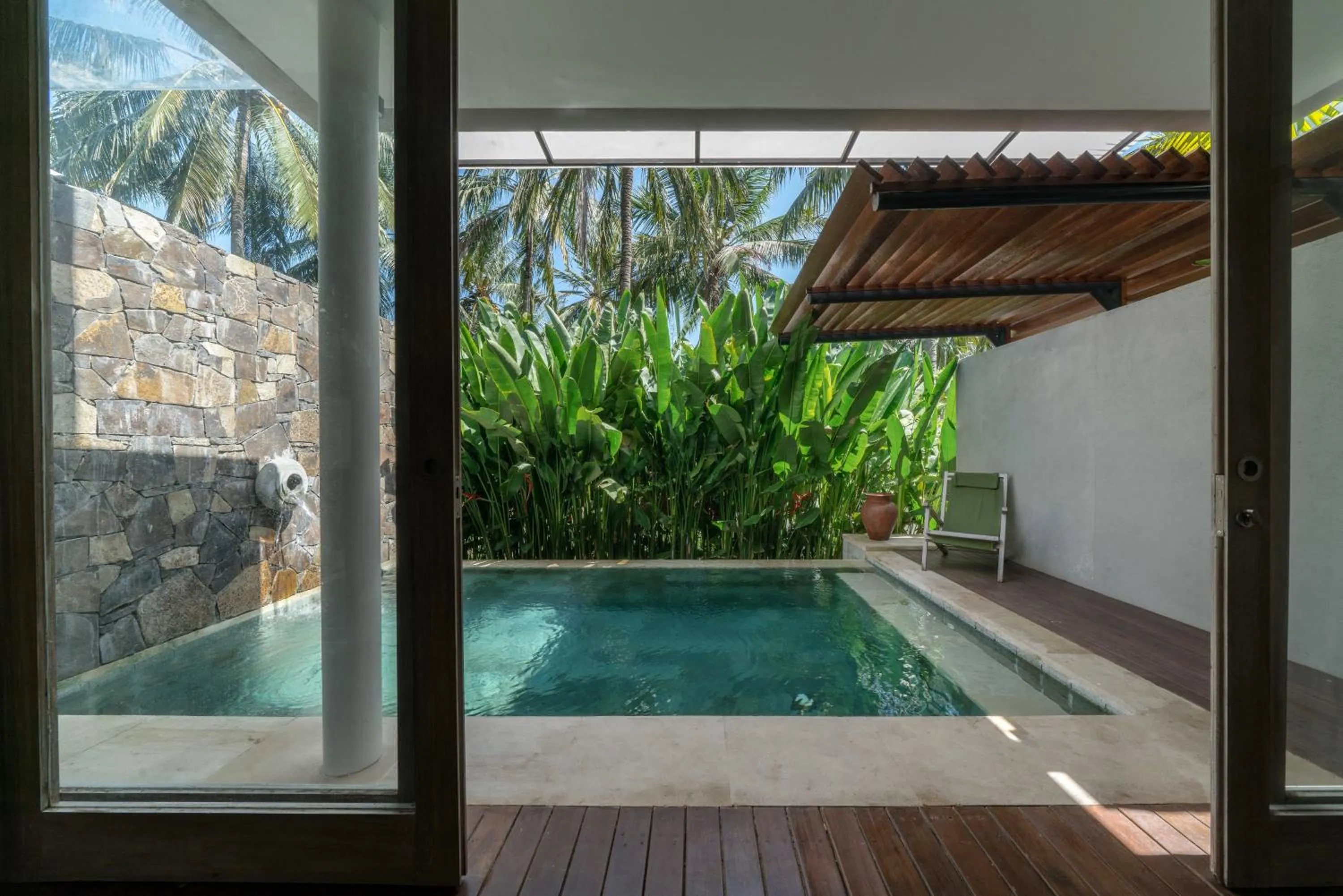 Balcony/Terrace in Svarga Resort Lombok