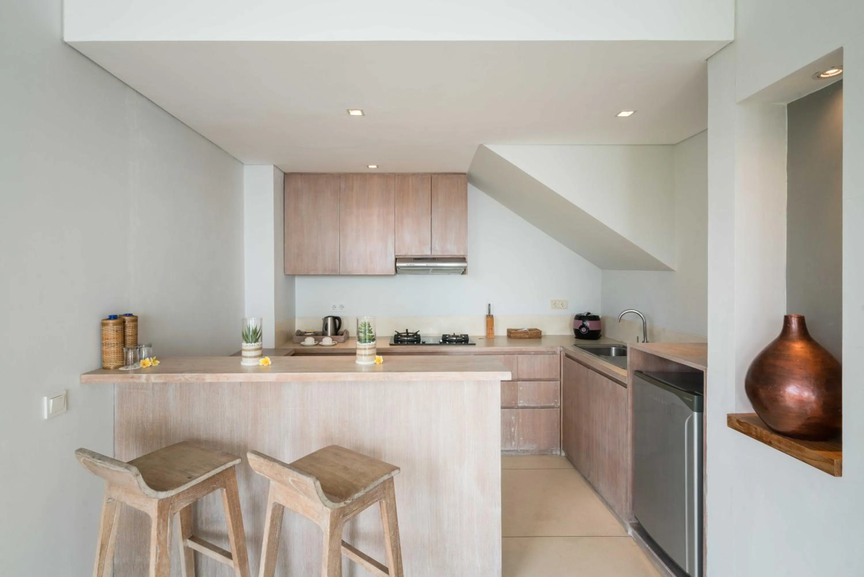 kitchen in Svarga Resort Lombok