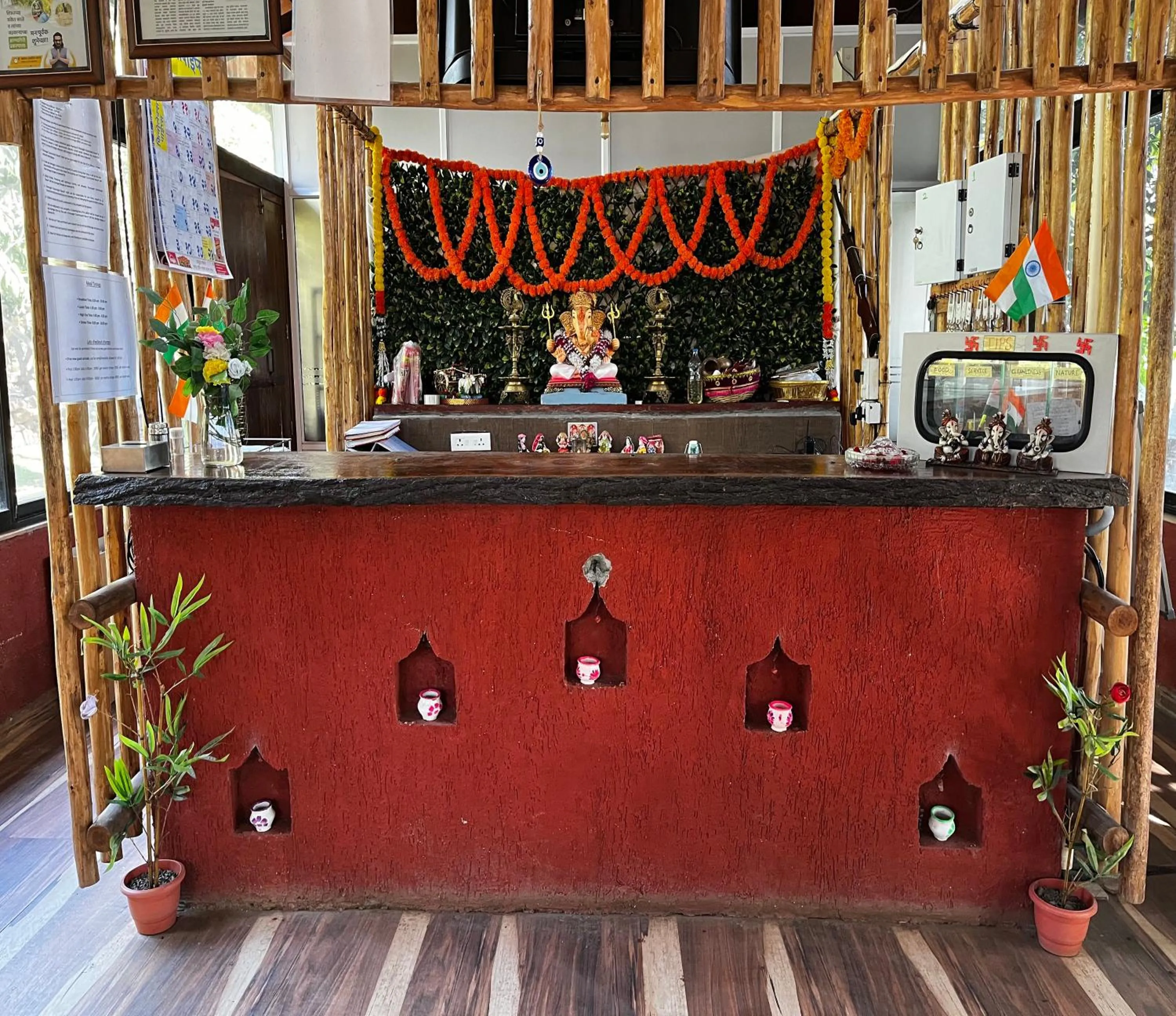 Lobby or reception in Aranyagiri Countryside Resort, Near Pune