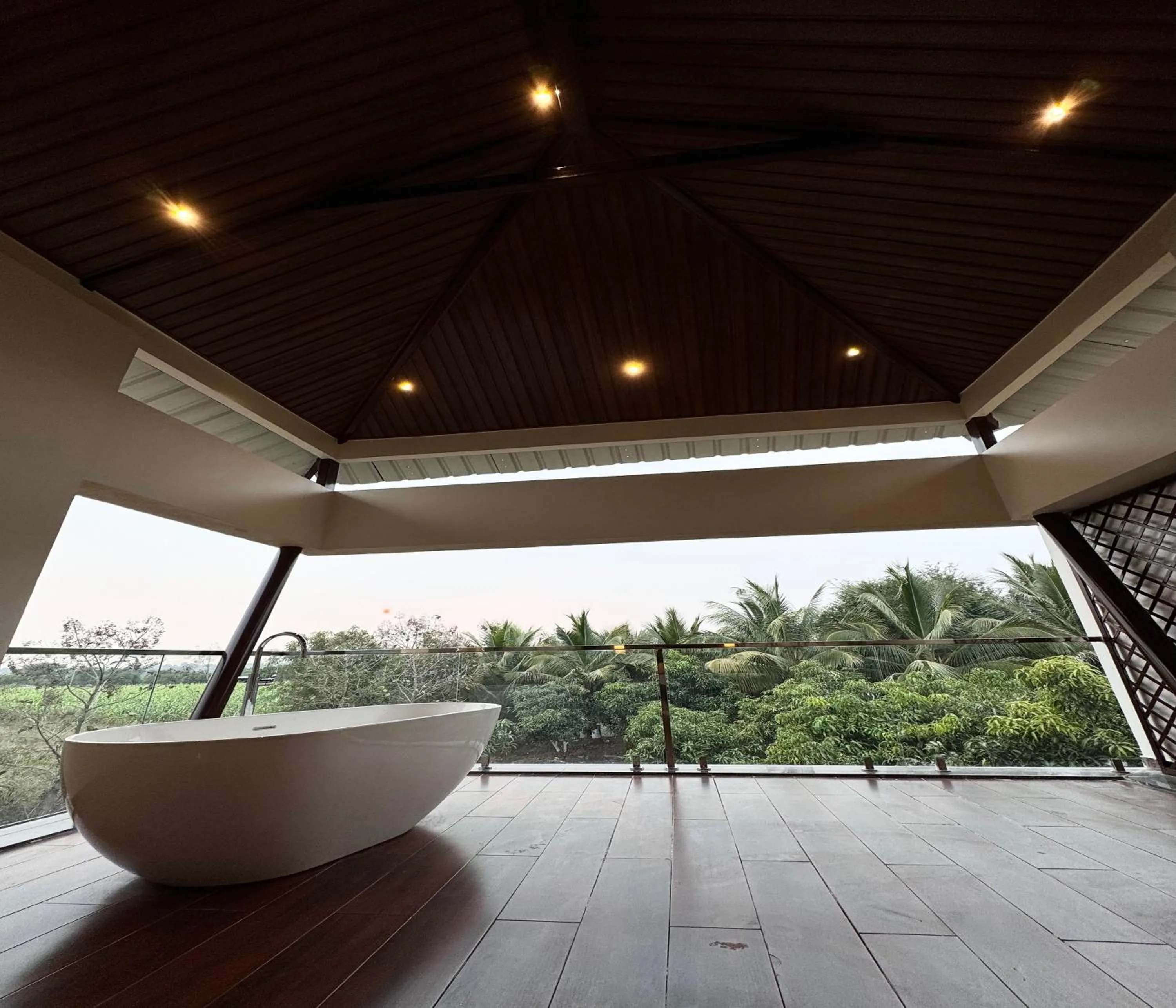 Bath in Aranyagiri Countryside Resort, Near Pune