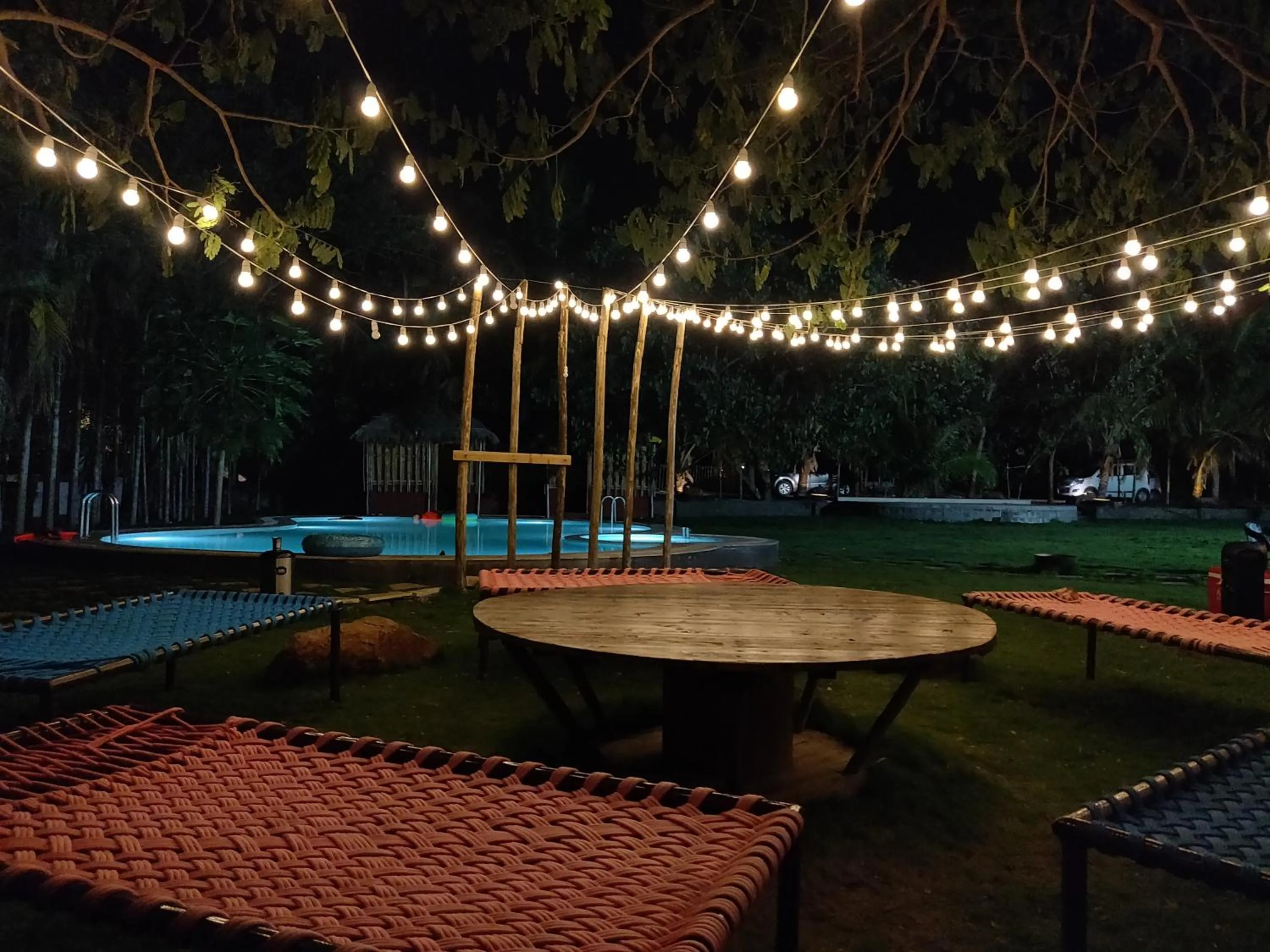 Swimming pool in Aranyagiri Countryside Resort, Near Pune
