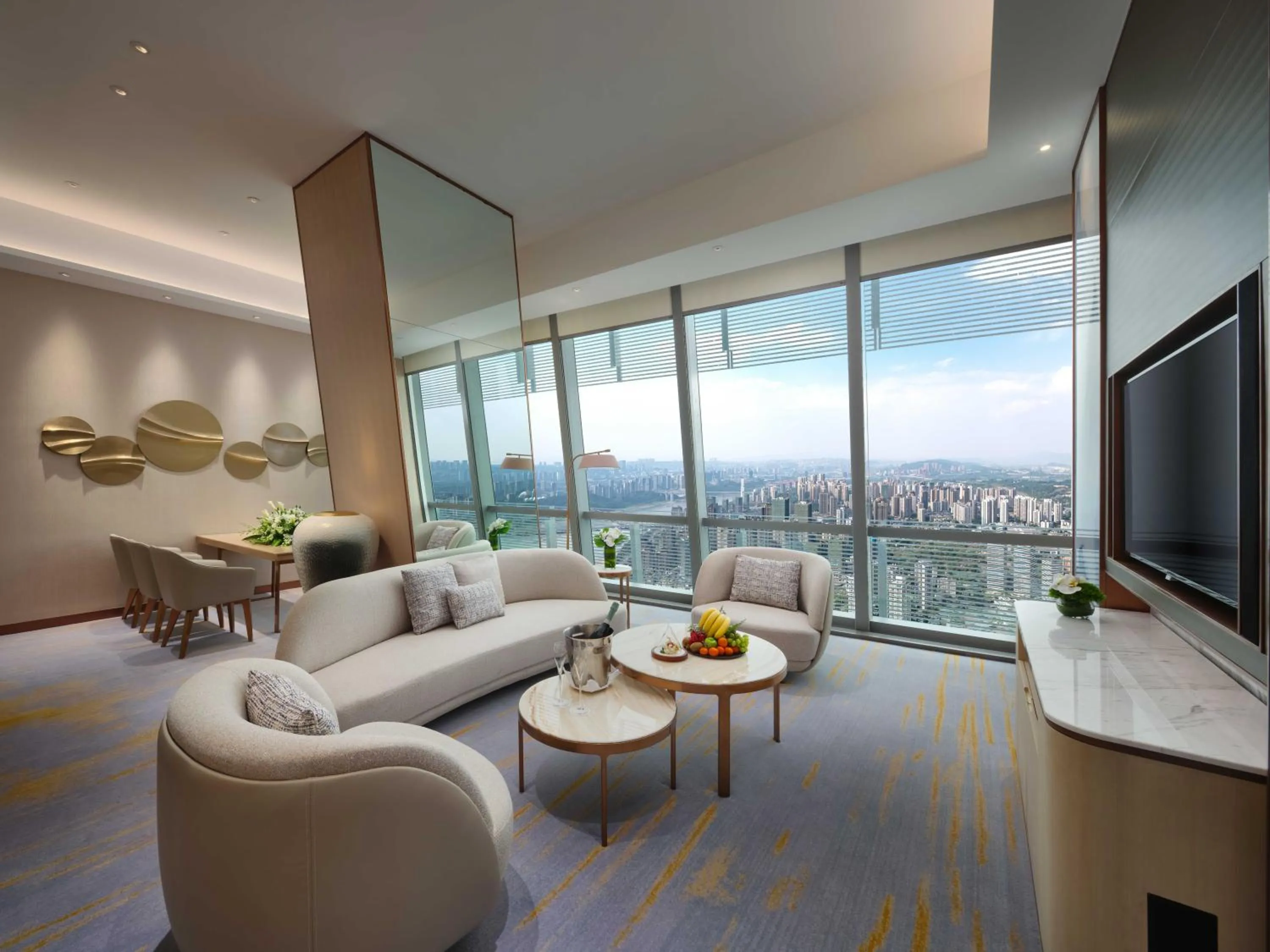 Photo of the whole room in InterContinental Chongqing Raffles City by IHG