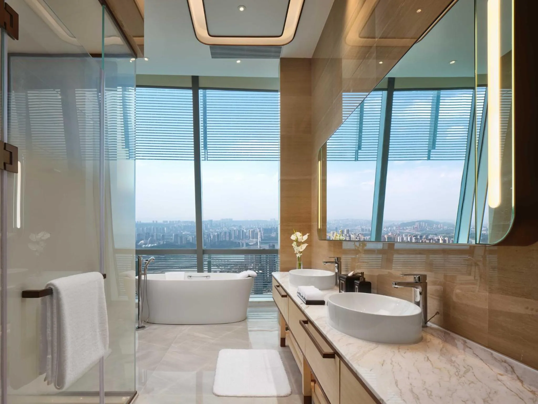 Photo of the whole room in InterContinental Chongqing Raffles City by IHG