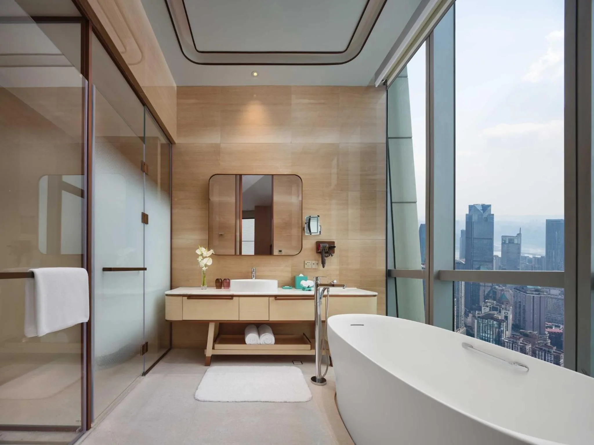Photo of the whole room in InterContinental Chongqing Raffles City by IHG