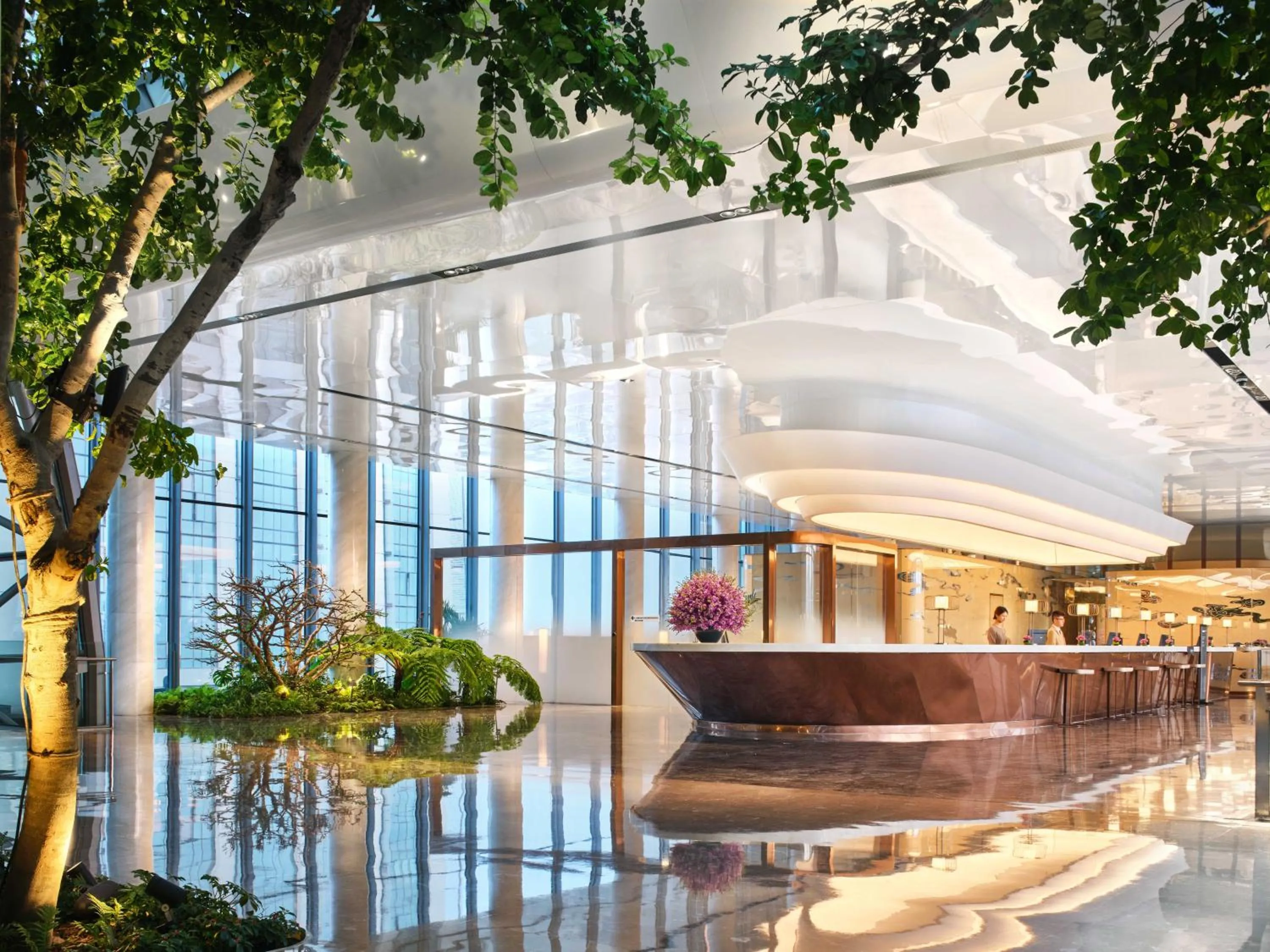 Property building in InterContinental Chongqing Raffles City by IHG