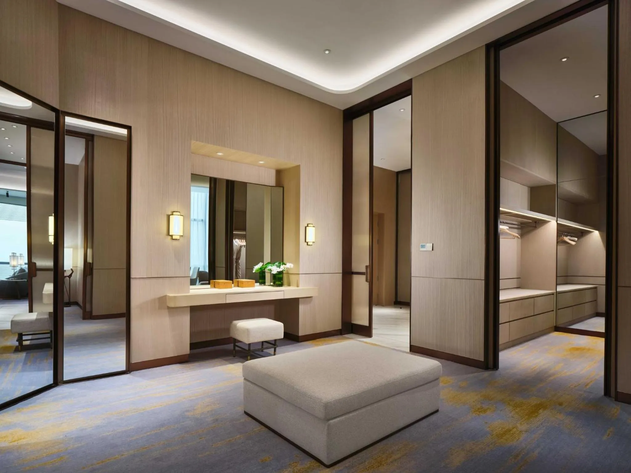 Photo of the whole room, Bed in InterContinental Chongqing Raffles City by IHG