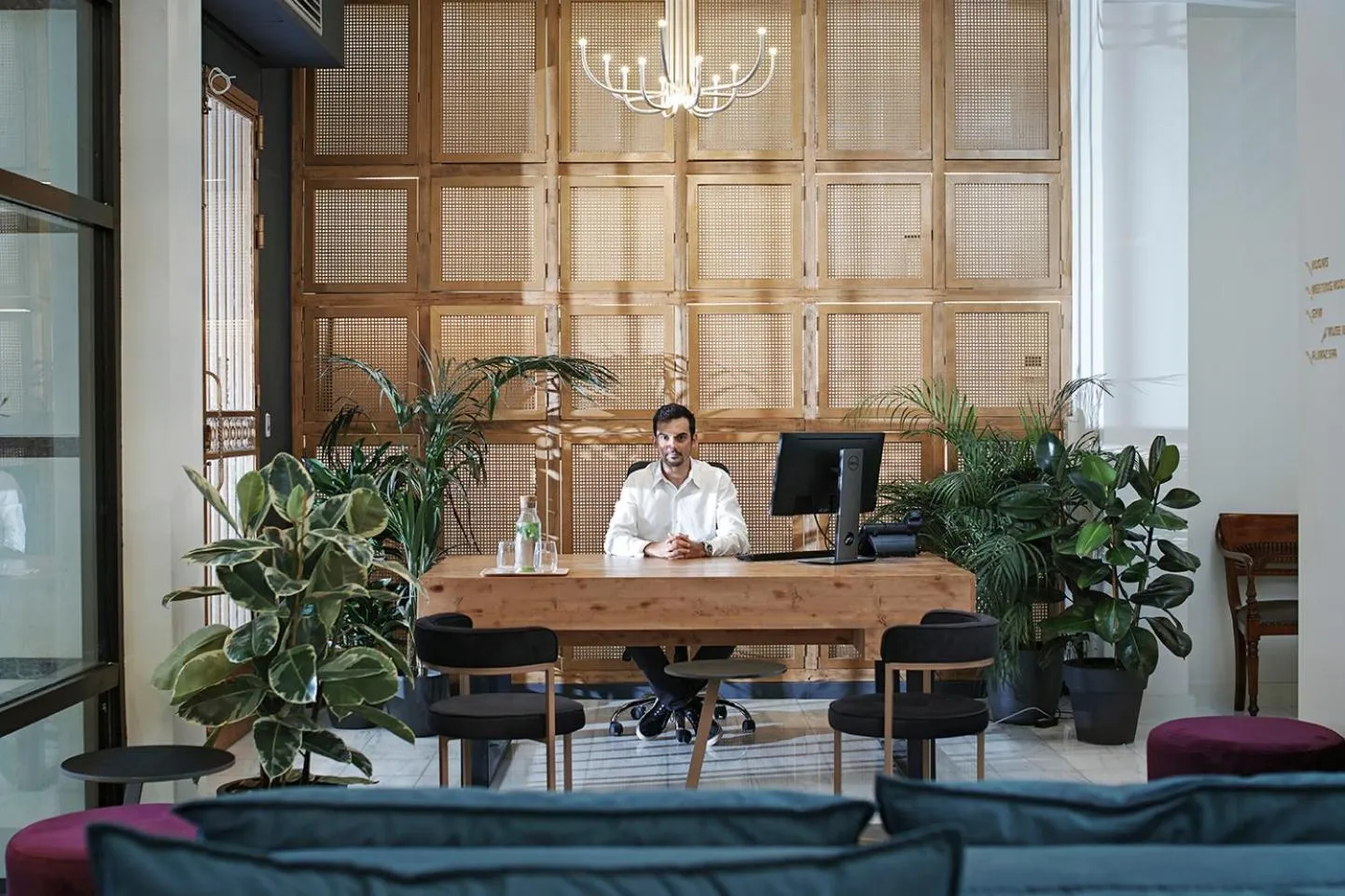 Staff in The Gem Society Hotel