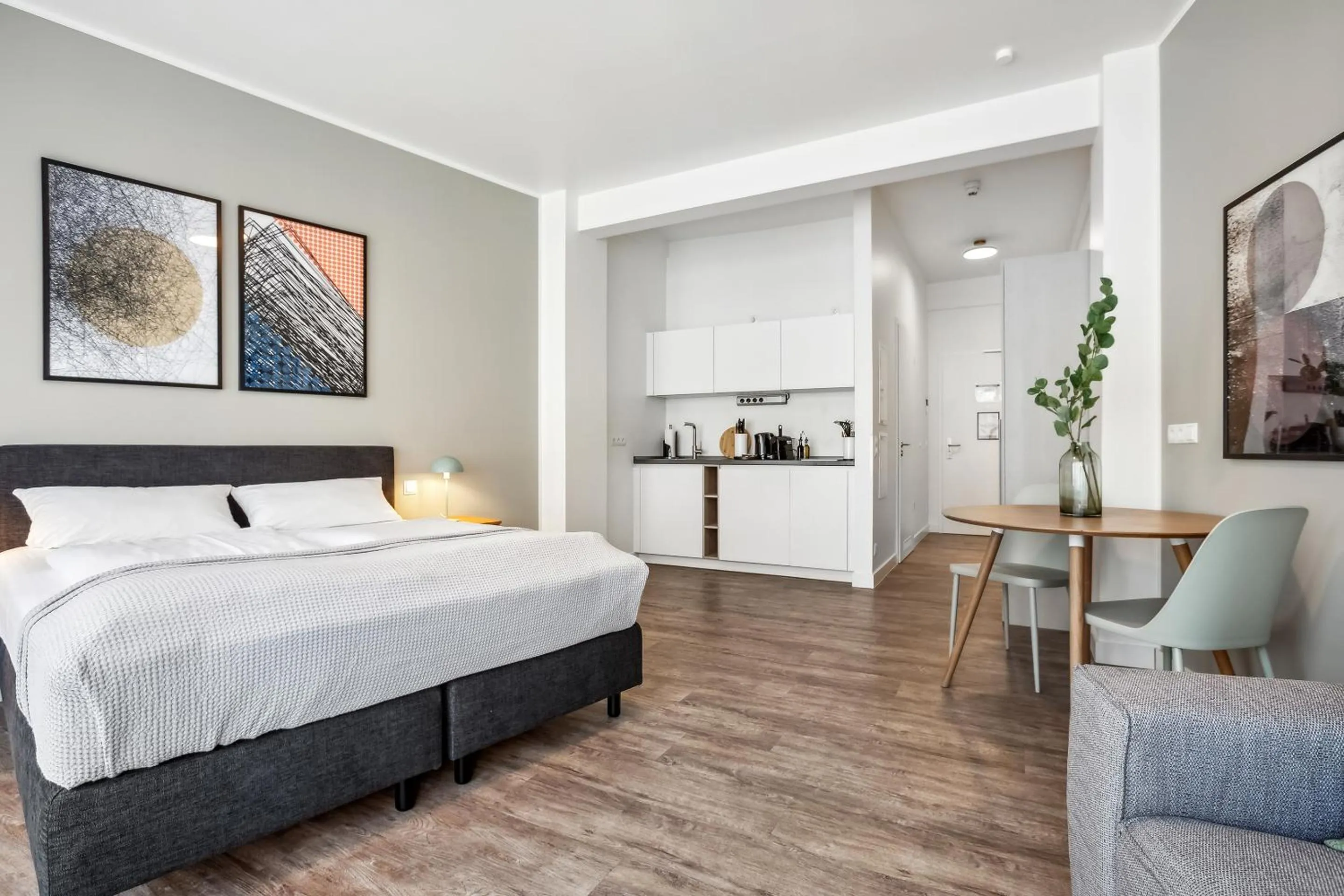 Bed in Limehome Leipzig Am Brühl