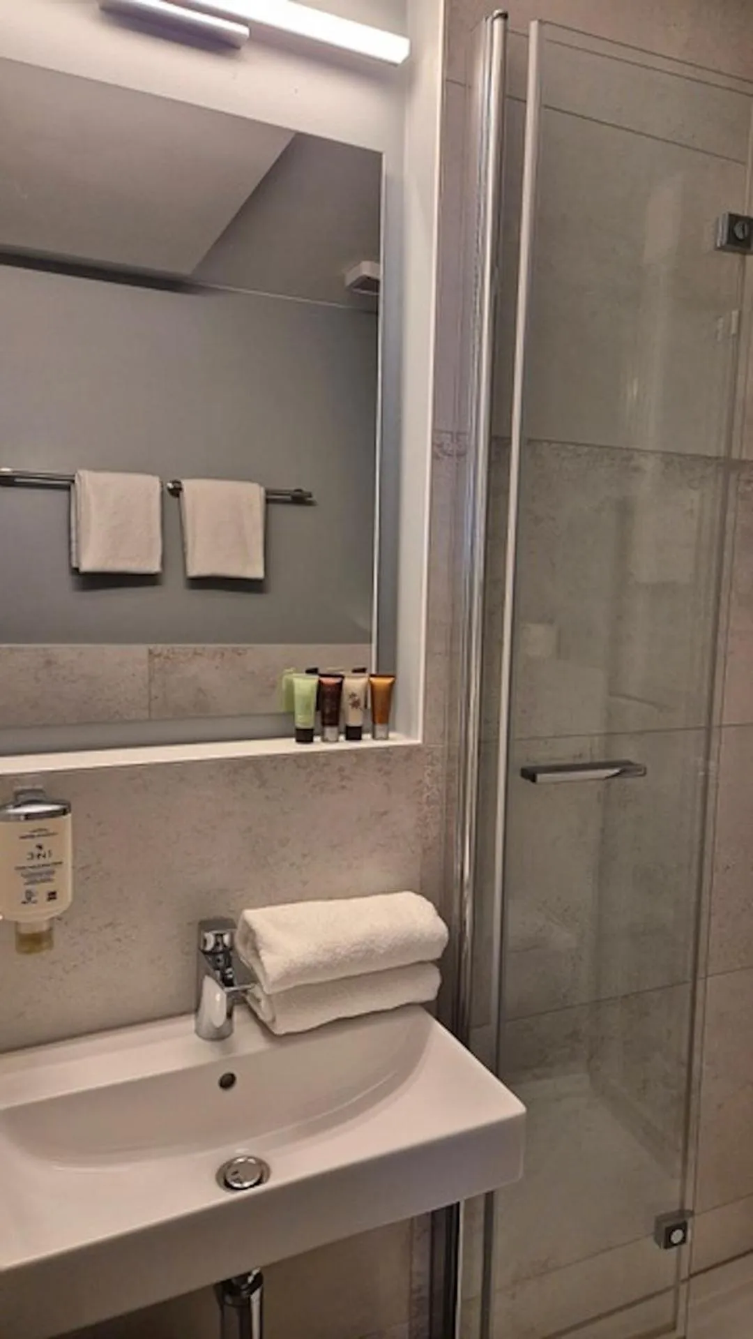 Shower in Boutique-Hotel Amalienhof