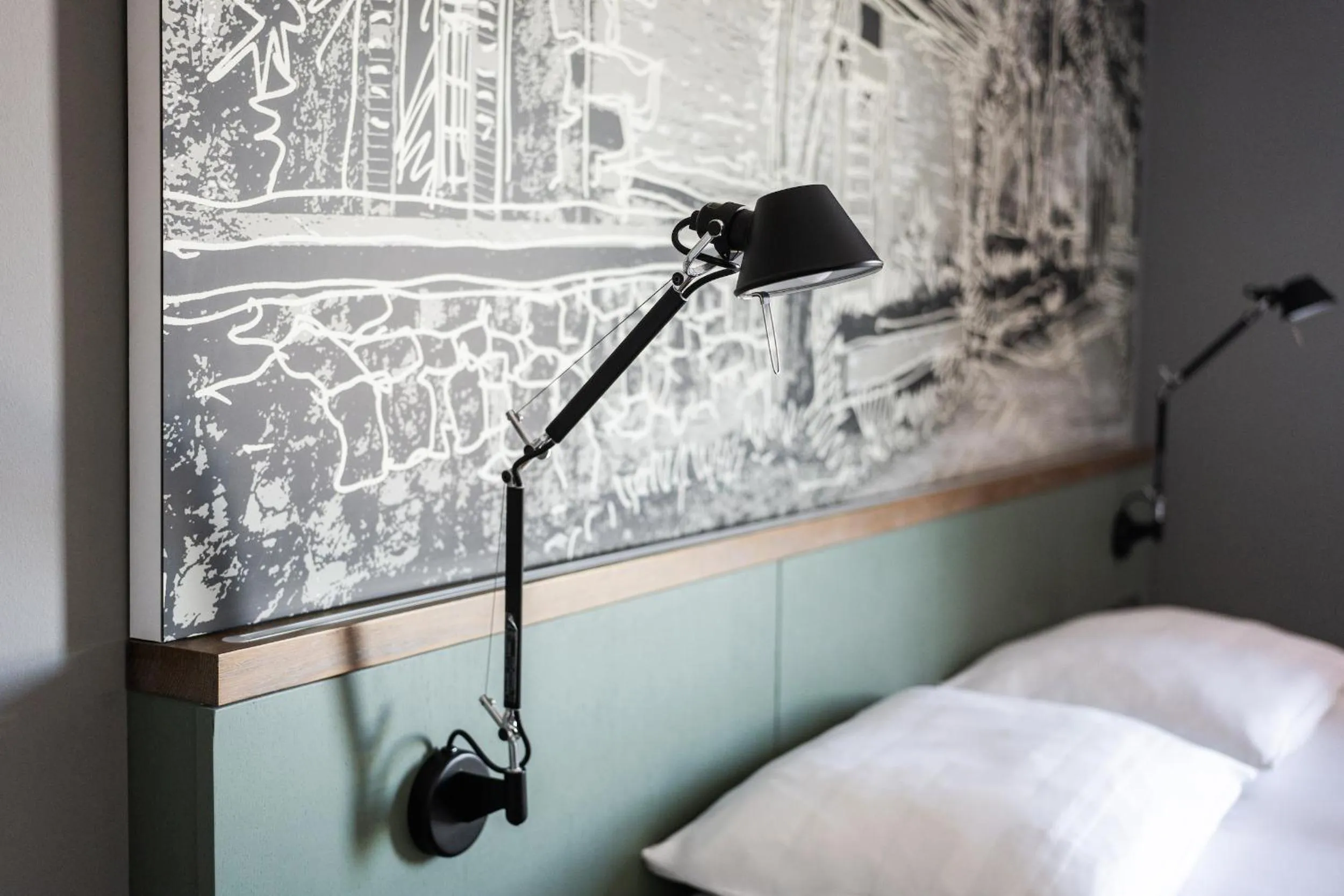 Decorative detail, Bed in Hotel FREIZEIT IN