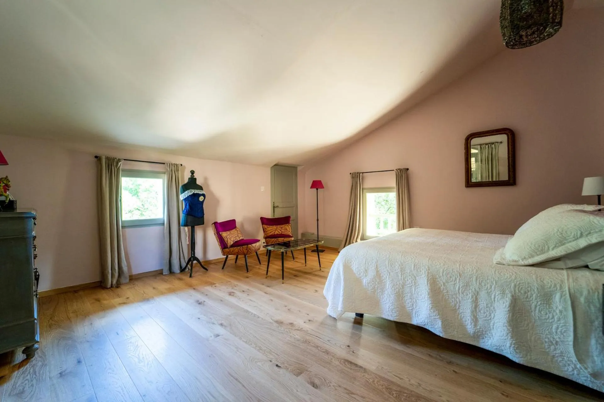 Bed in Le Prieuré La Madelène