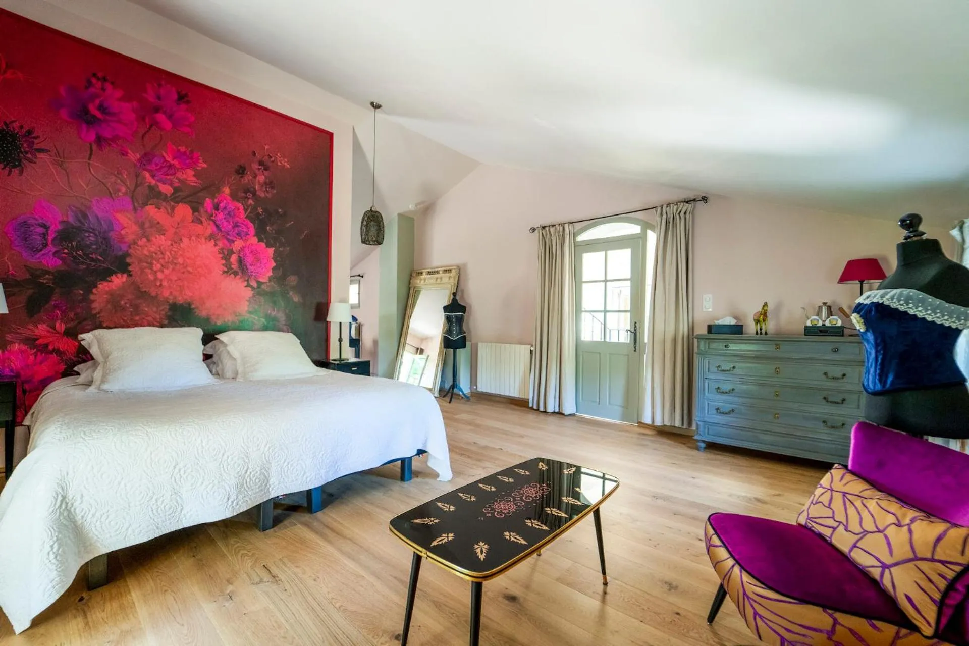 Bed in Le Prieuré La Madelène