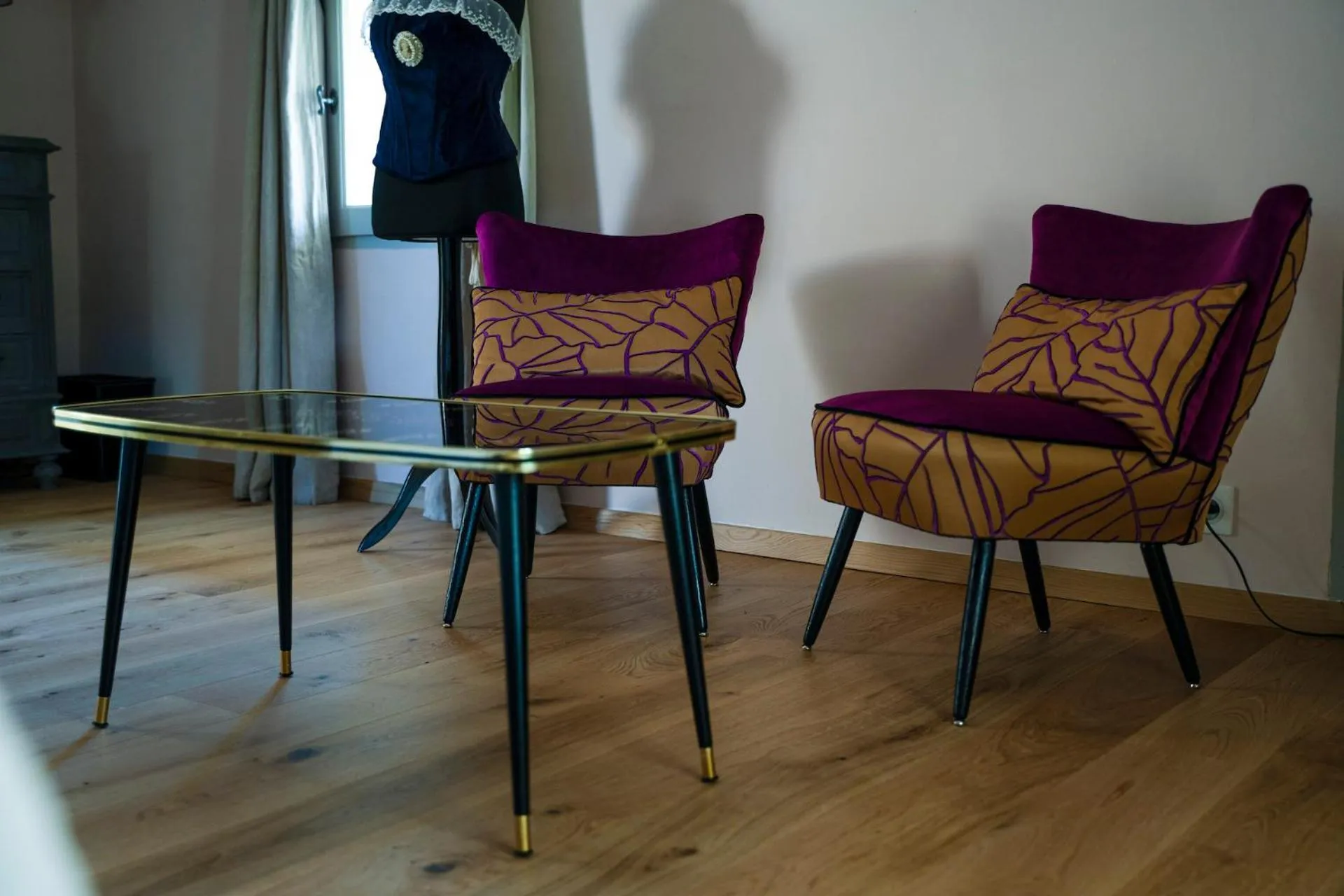 Living room in Le Prieuré La Madelène