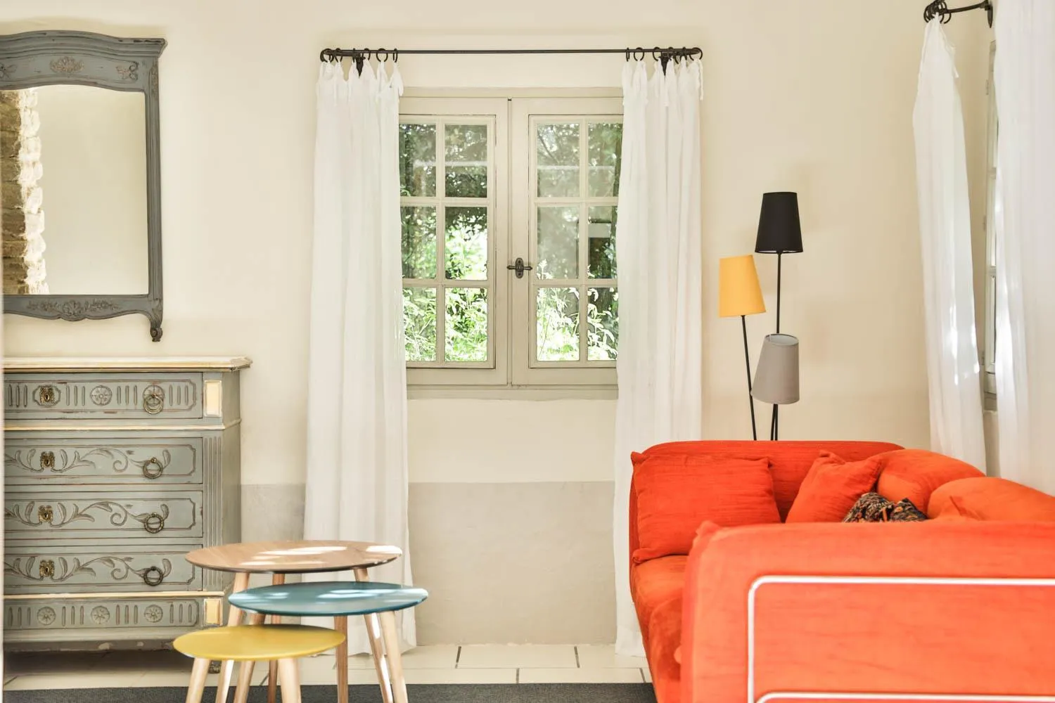 Living room in Le Prieuré La Madelène