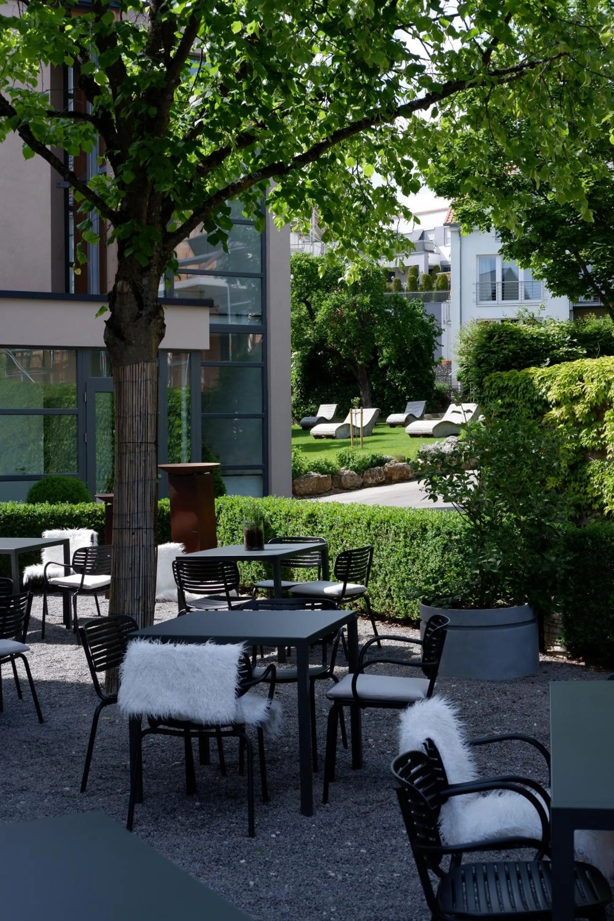 Garden in Romantik Hotel Hirschen