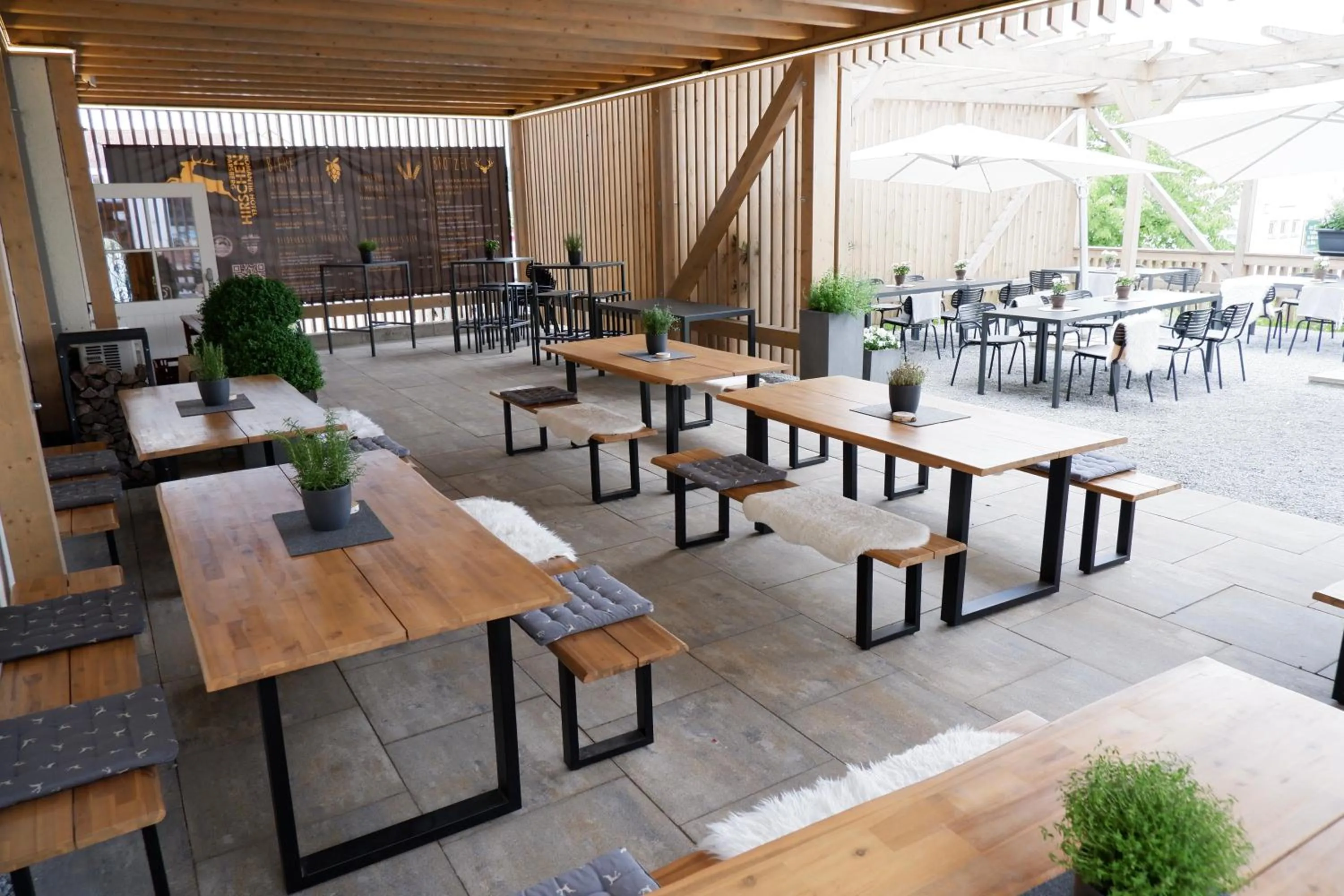 Balcony/Terrace in Romantik Hotel Hirschen