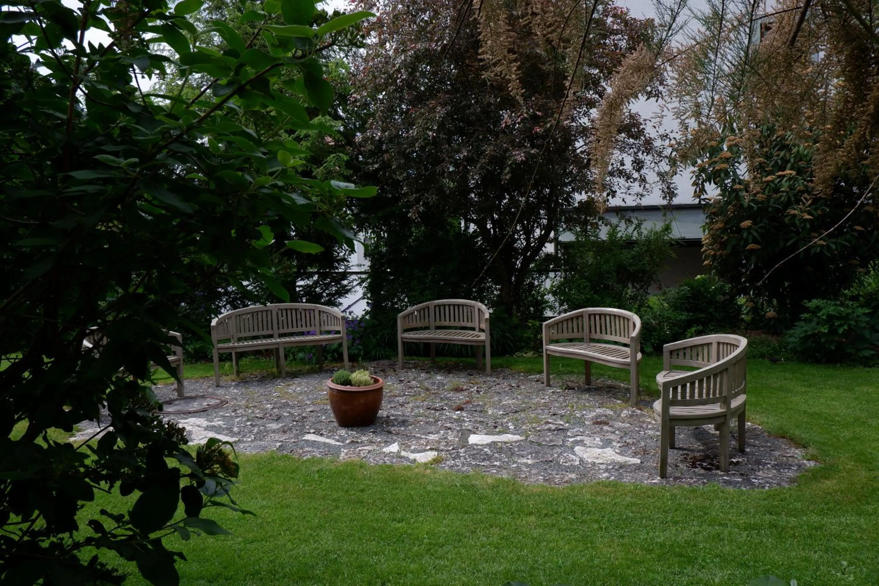 Garden in Romantik Hotel Hirschen