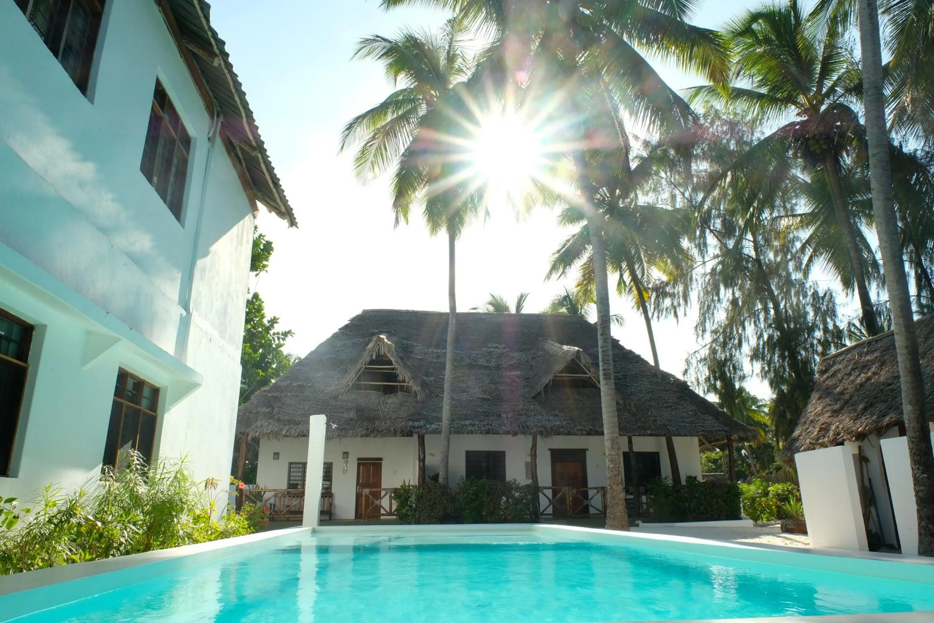 Swimming pool in Makuti Beach Bungalows