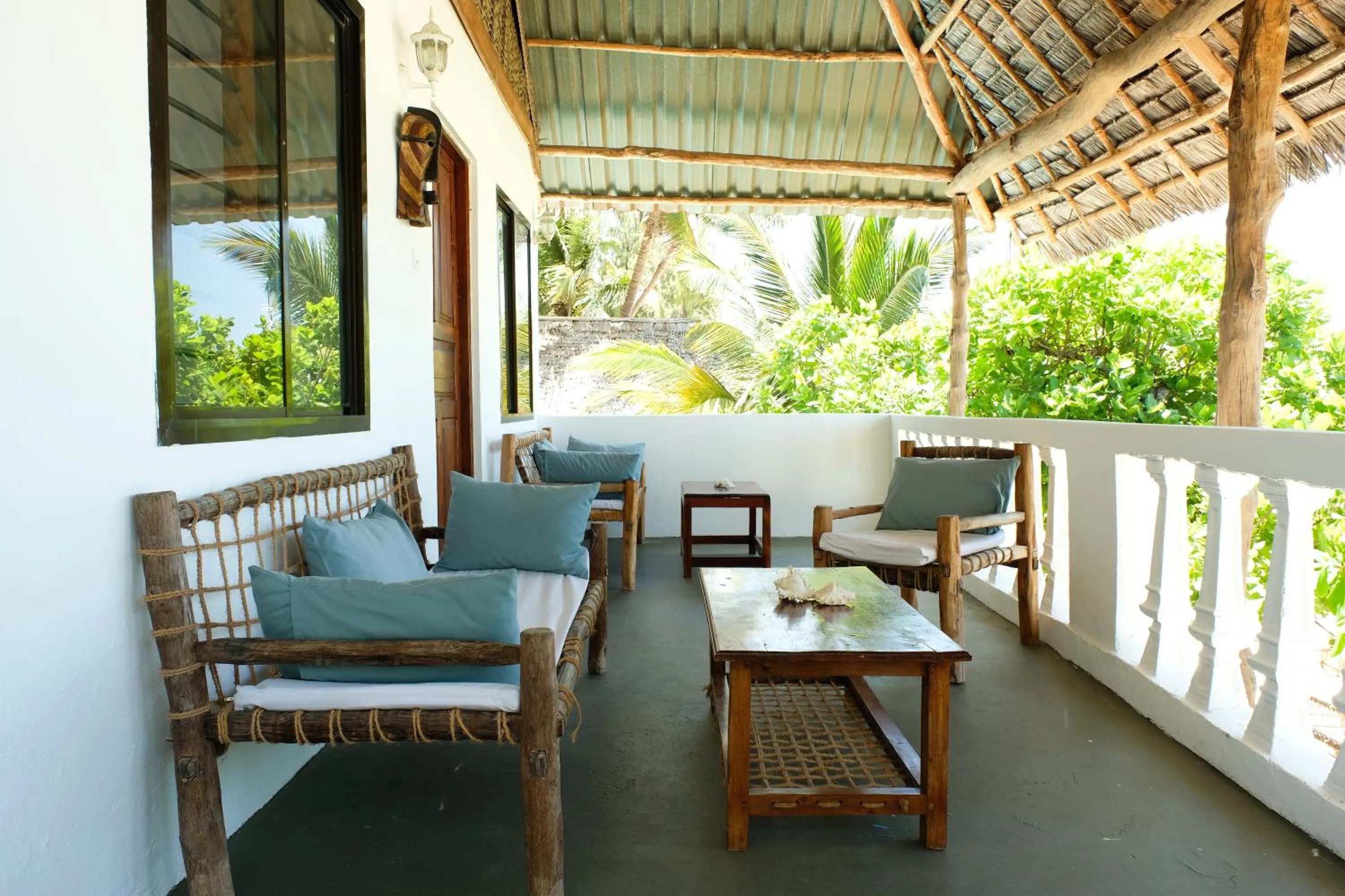 Balcony/Terrace in Makuti Beach Bungalows