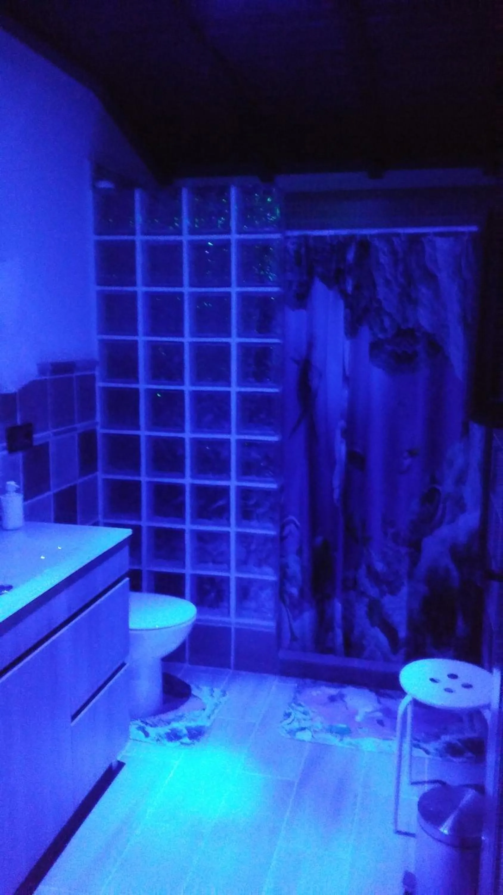 Bathroom in La Cabaña Romantica de Llano