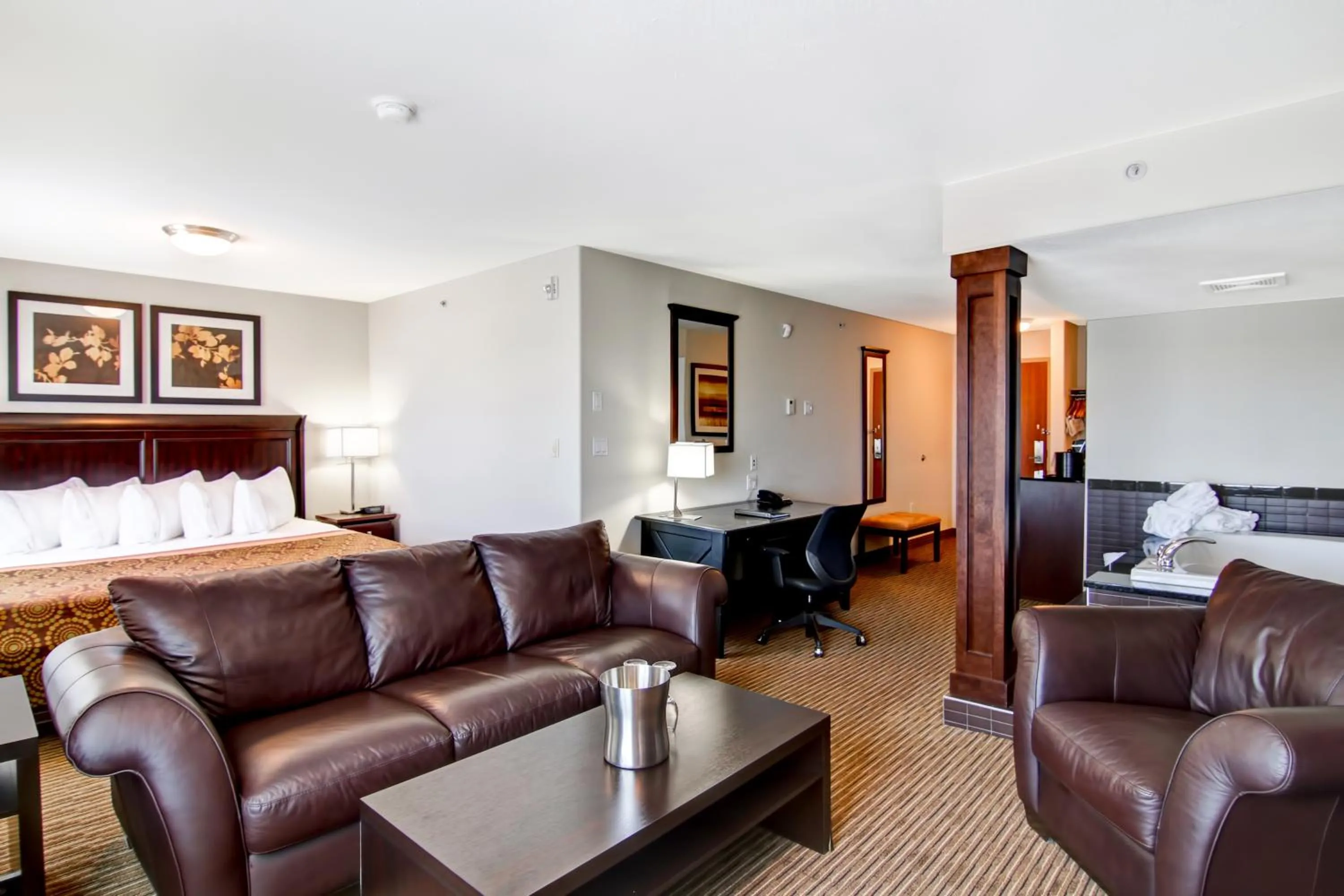 Bed in Canalta Hotel Humboldt