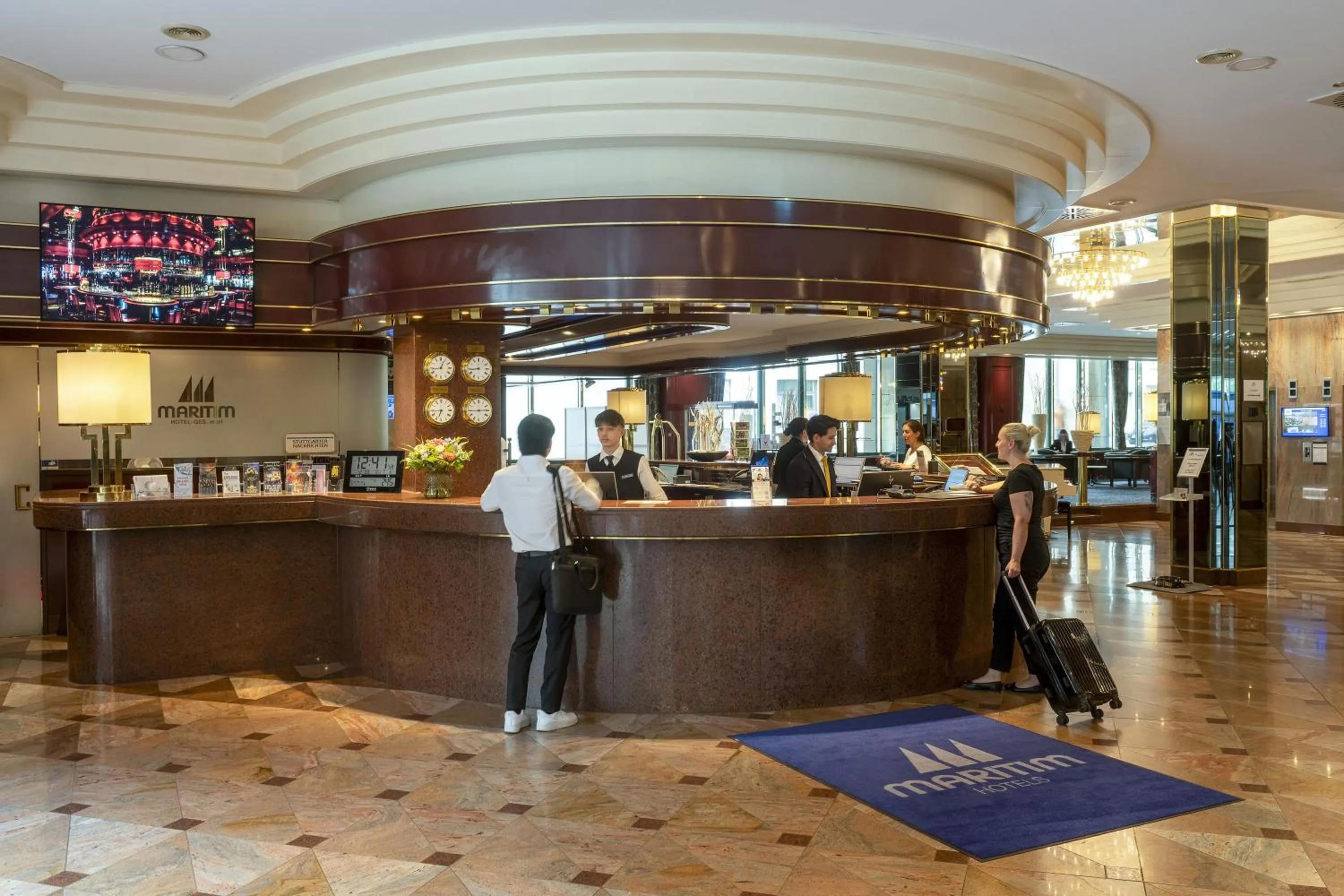 Lobby or reception in Maritim Hotel Stuttgart