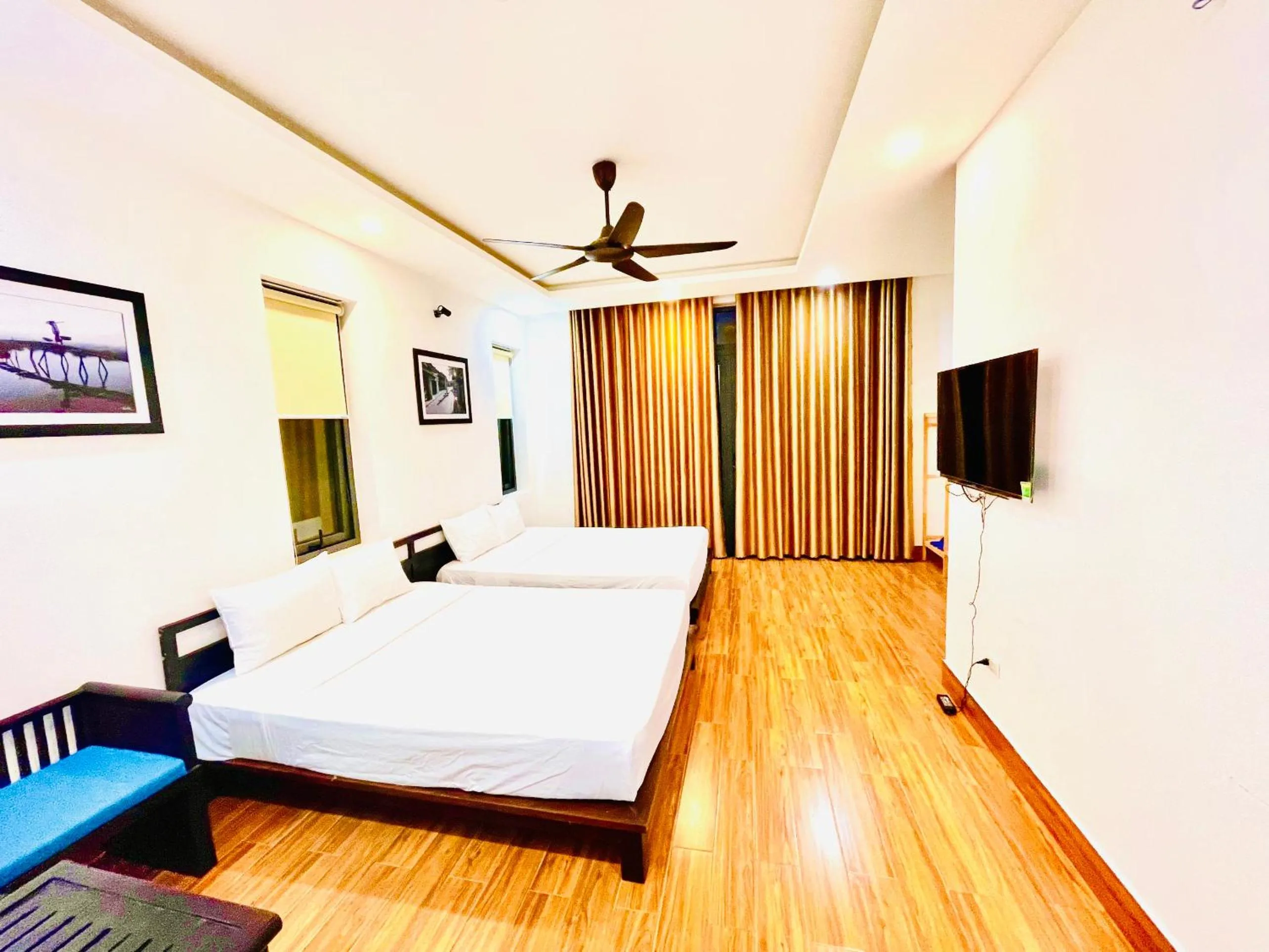 Bed in Thuong Da Riverside Homestay