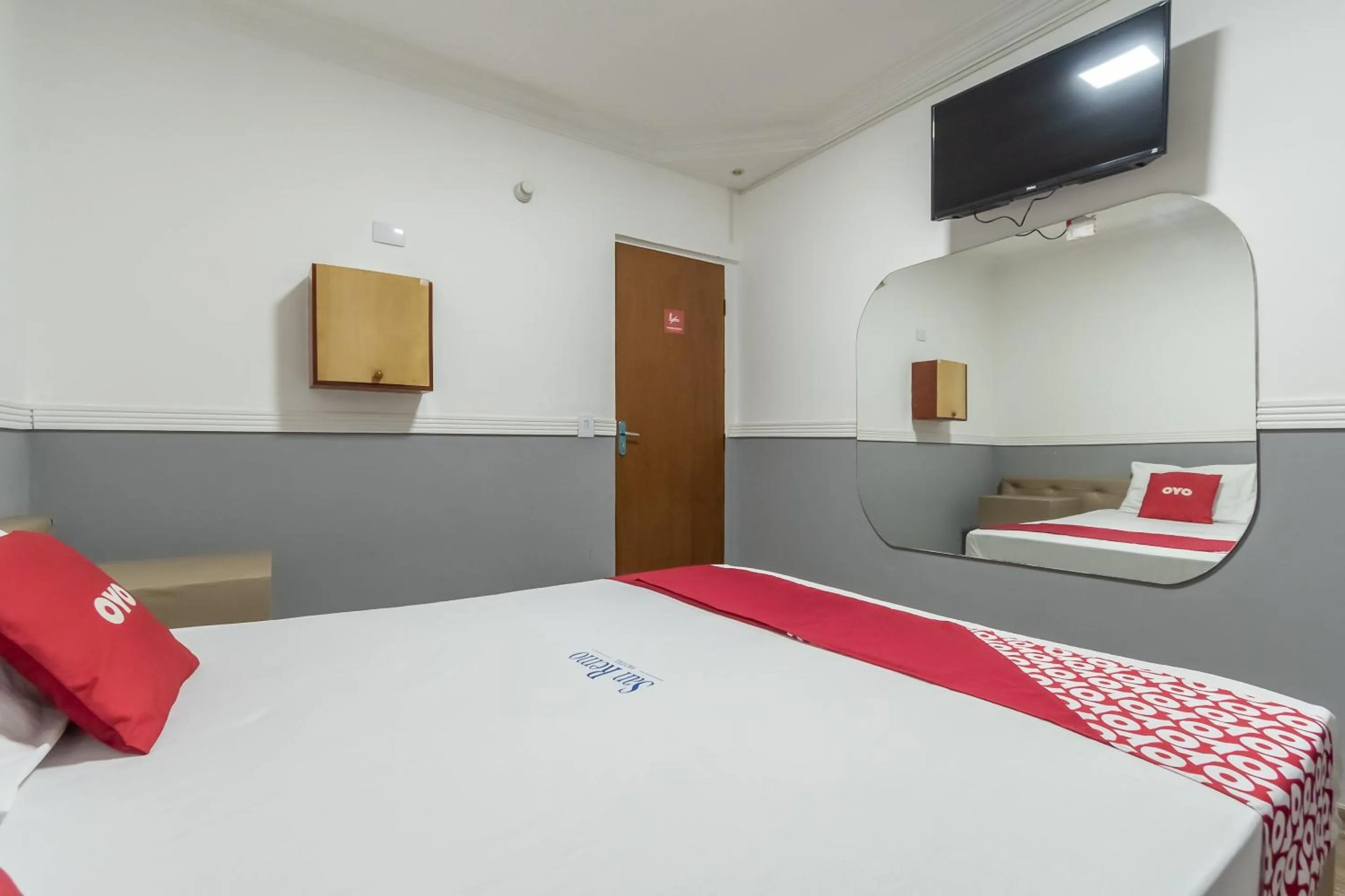 Bedroom, Bed in OYO Hotel San Remo, São Paulo