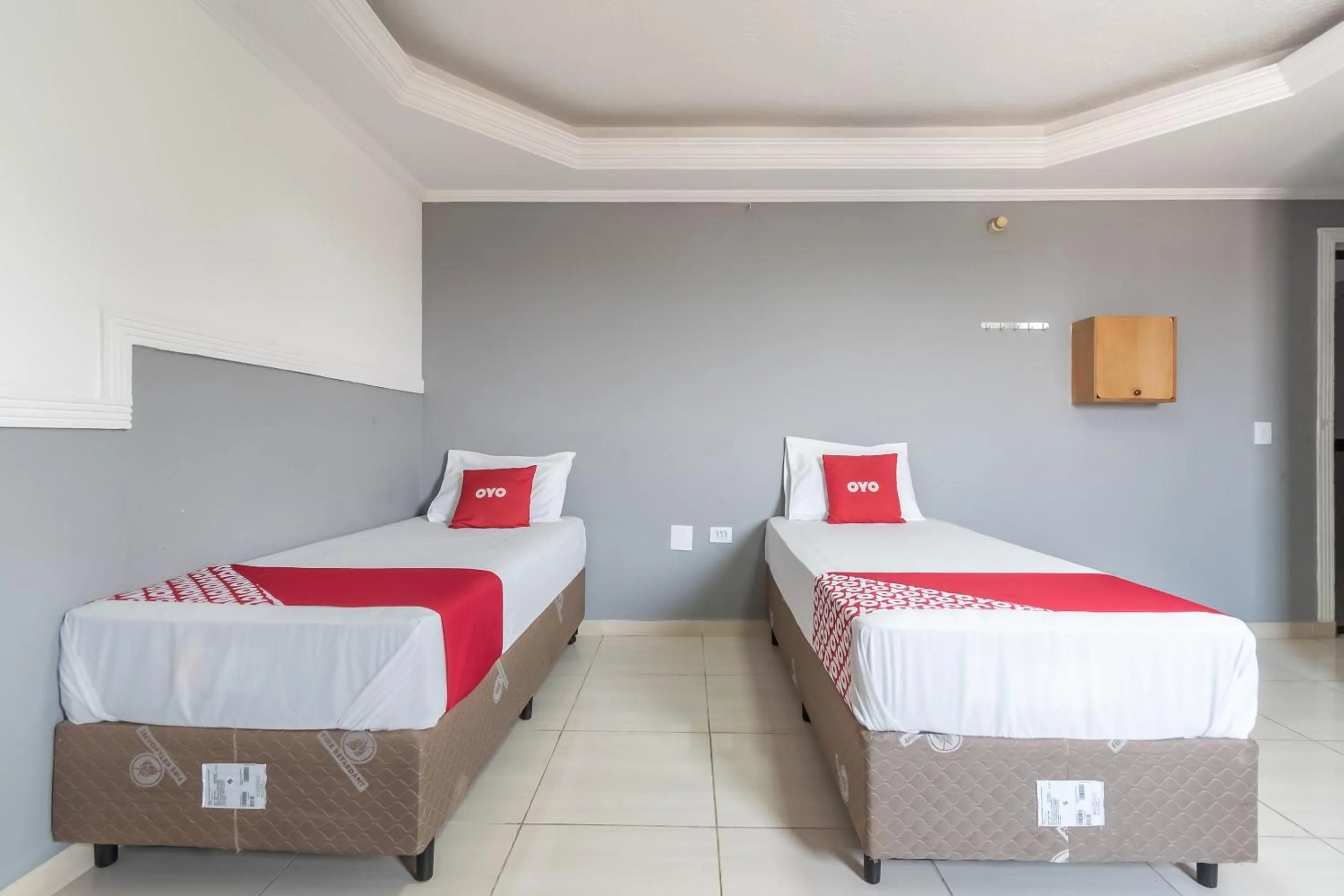 Bedroom, Bed in OYO Hotel San Remo, São Paulo