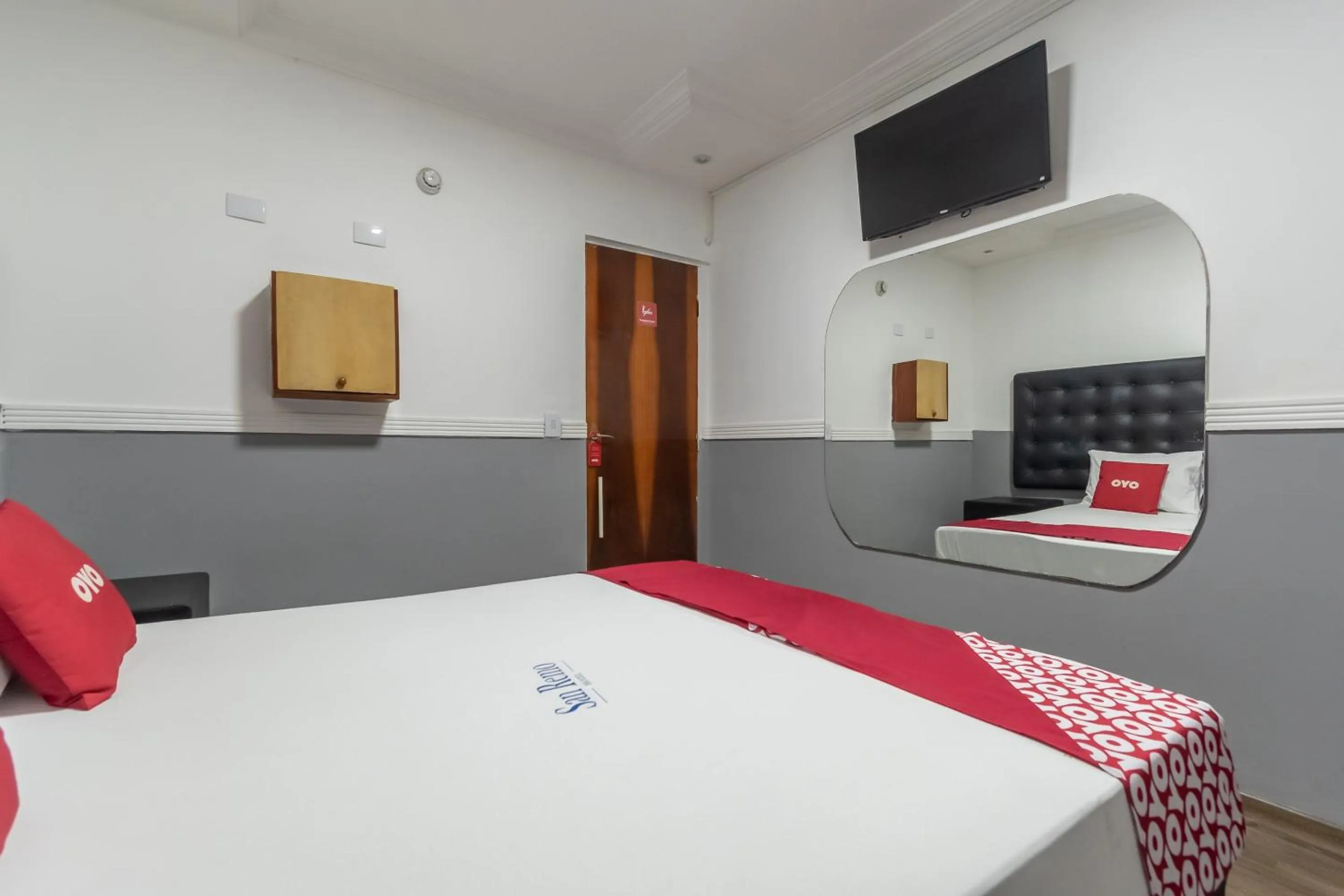 Bedroom, Bed in OYO Hotel San Remo, São Paulo