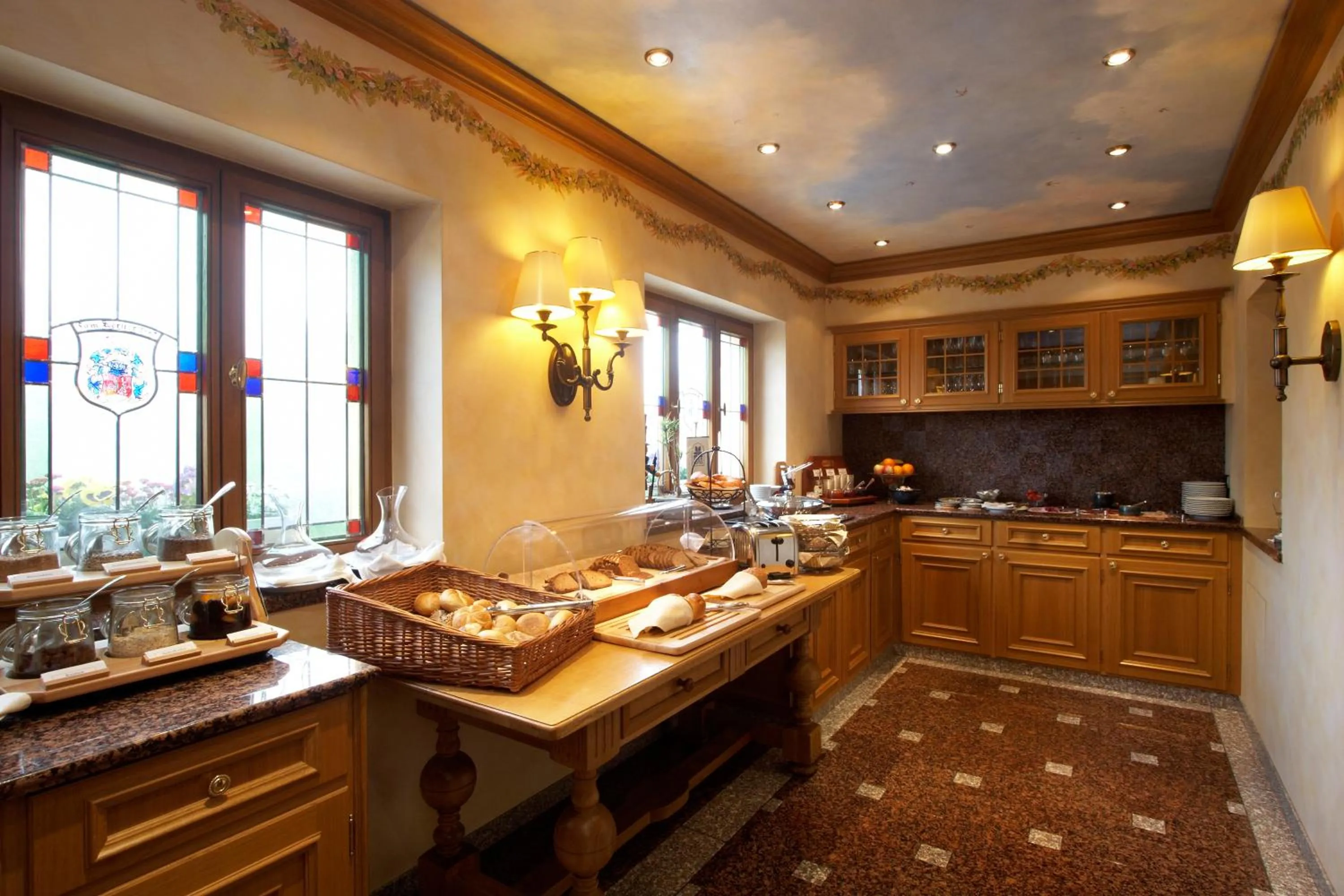 Buffet breakfast in Hotel Brauereigasthof Landwehr-Bräu