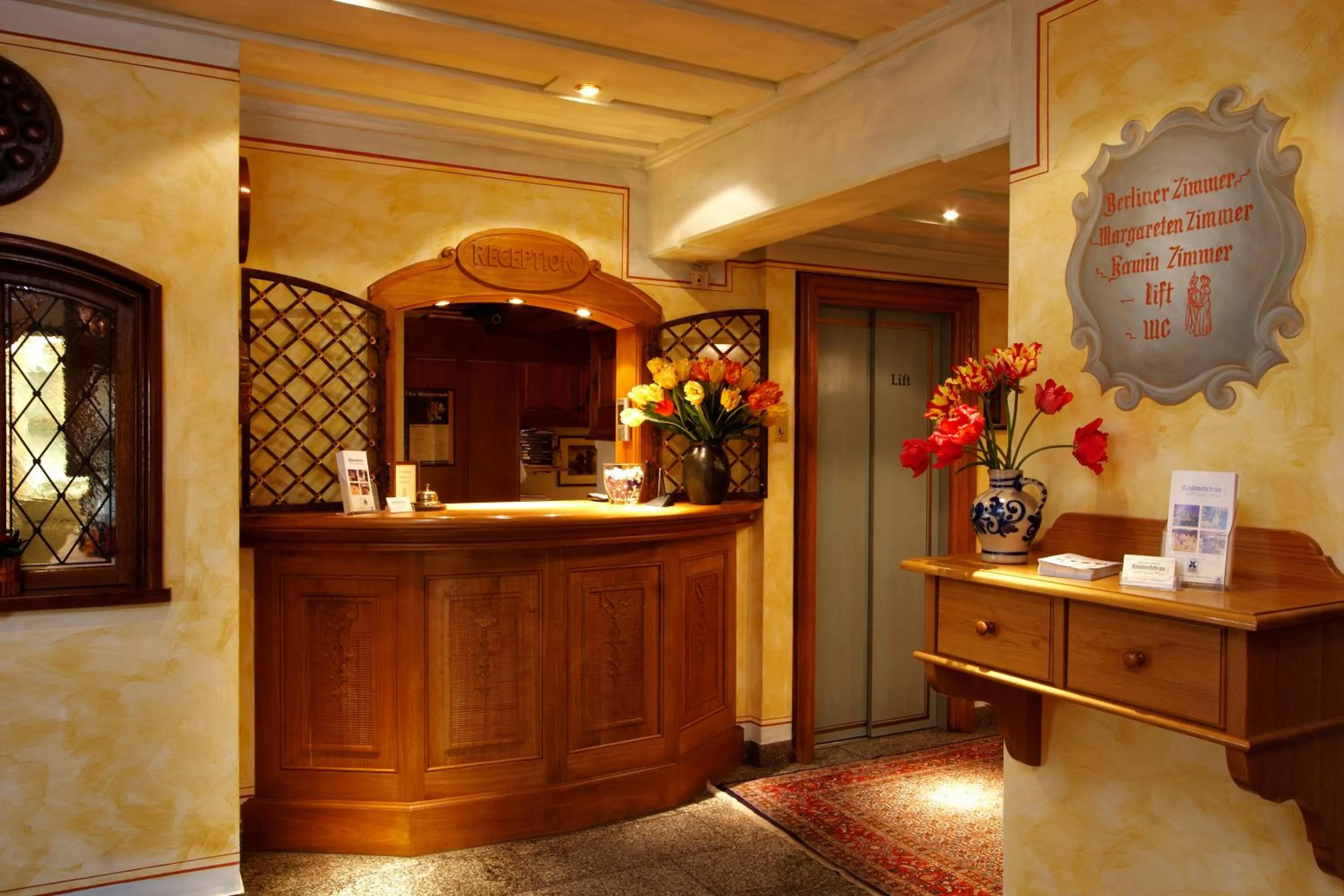 Lobby or reception in Hotel Brauereigasthof Landwehr-Bräu