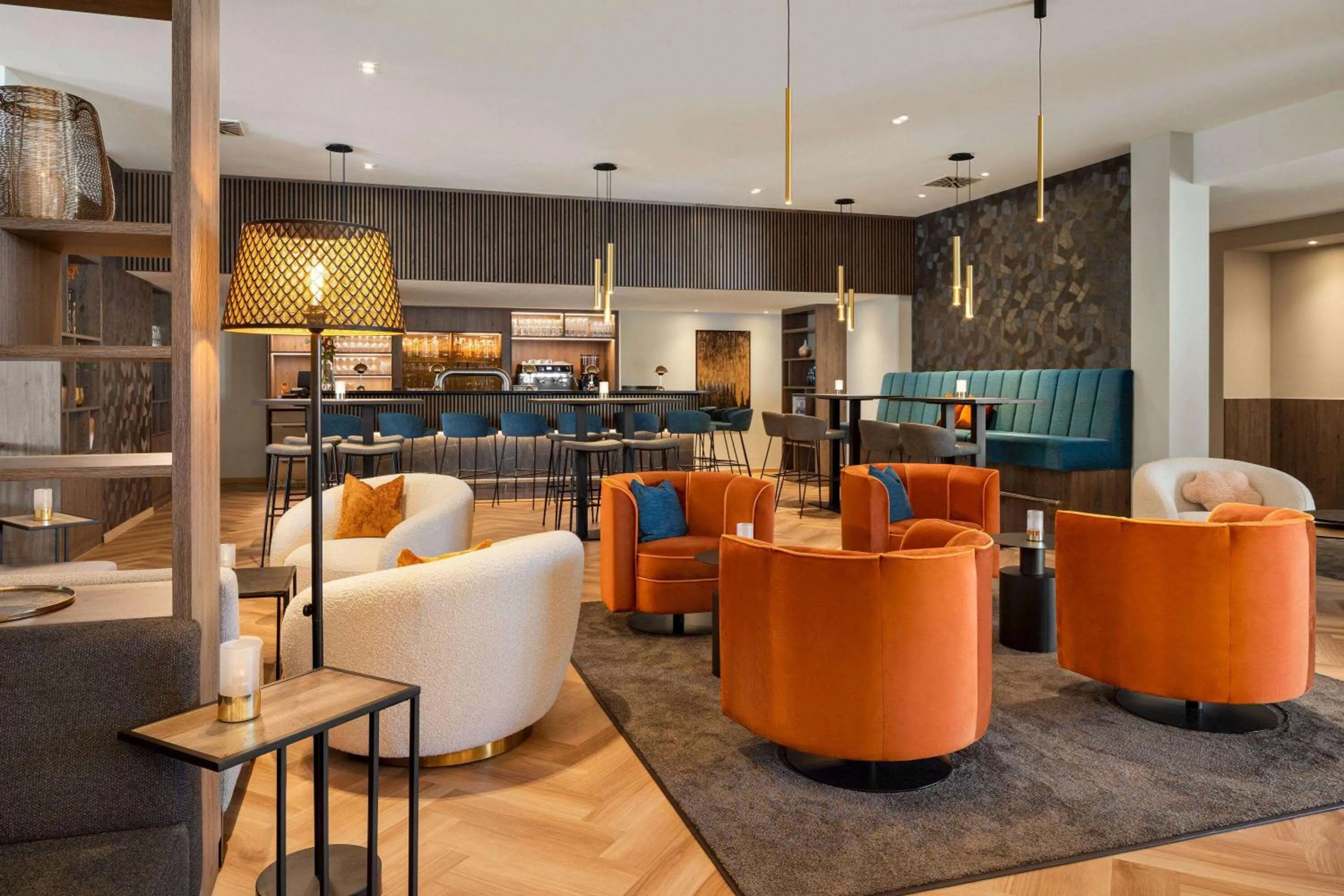 Lobby or reception in Vienna House Easy by Wyndham Frankfurt Airport