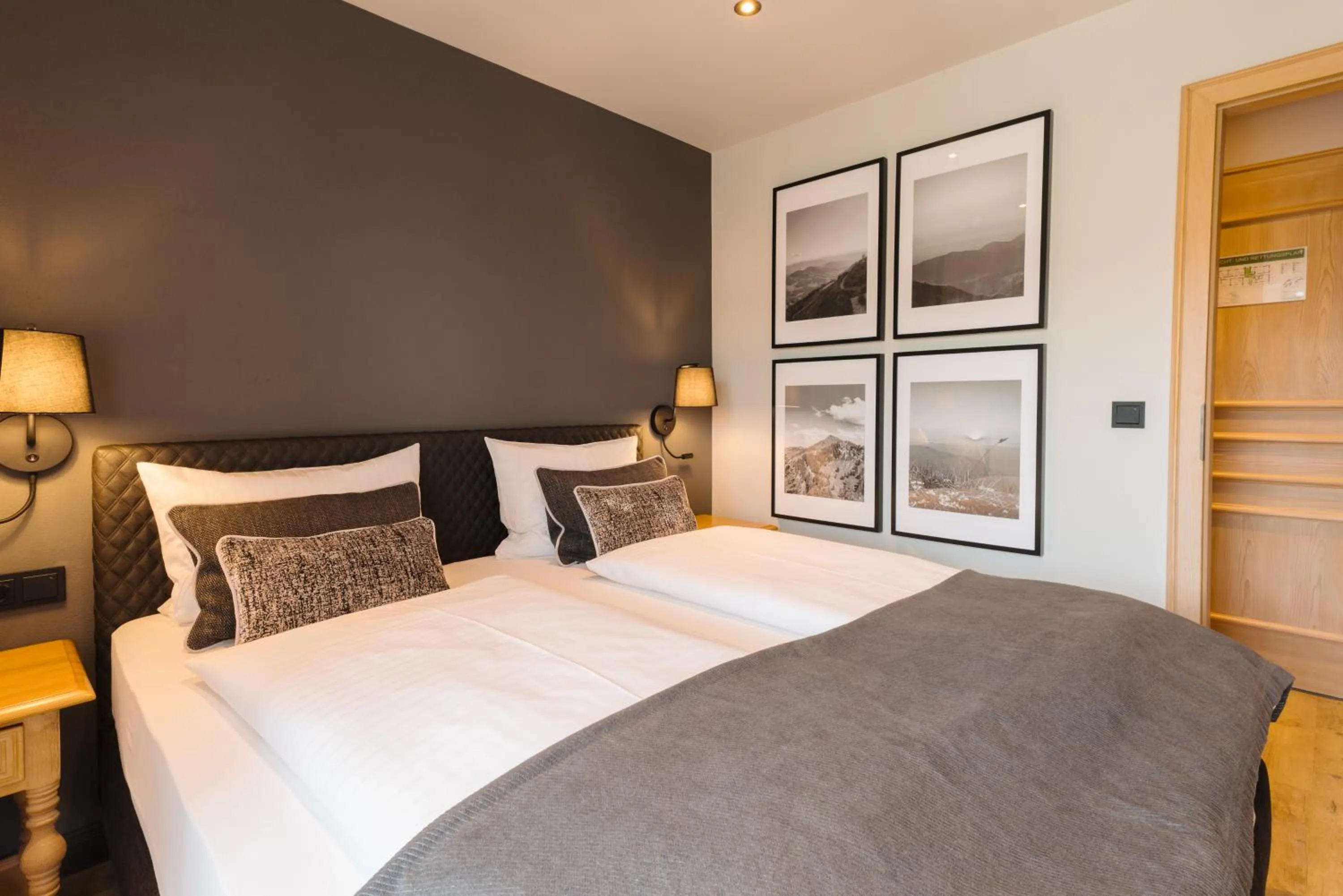 Bed in MONDI Resort und Chalet Oberstaufen