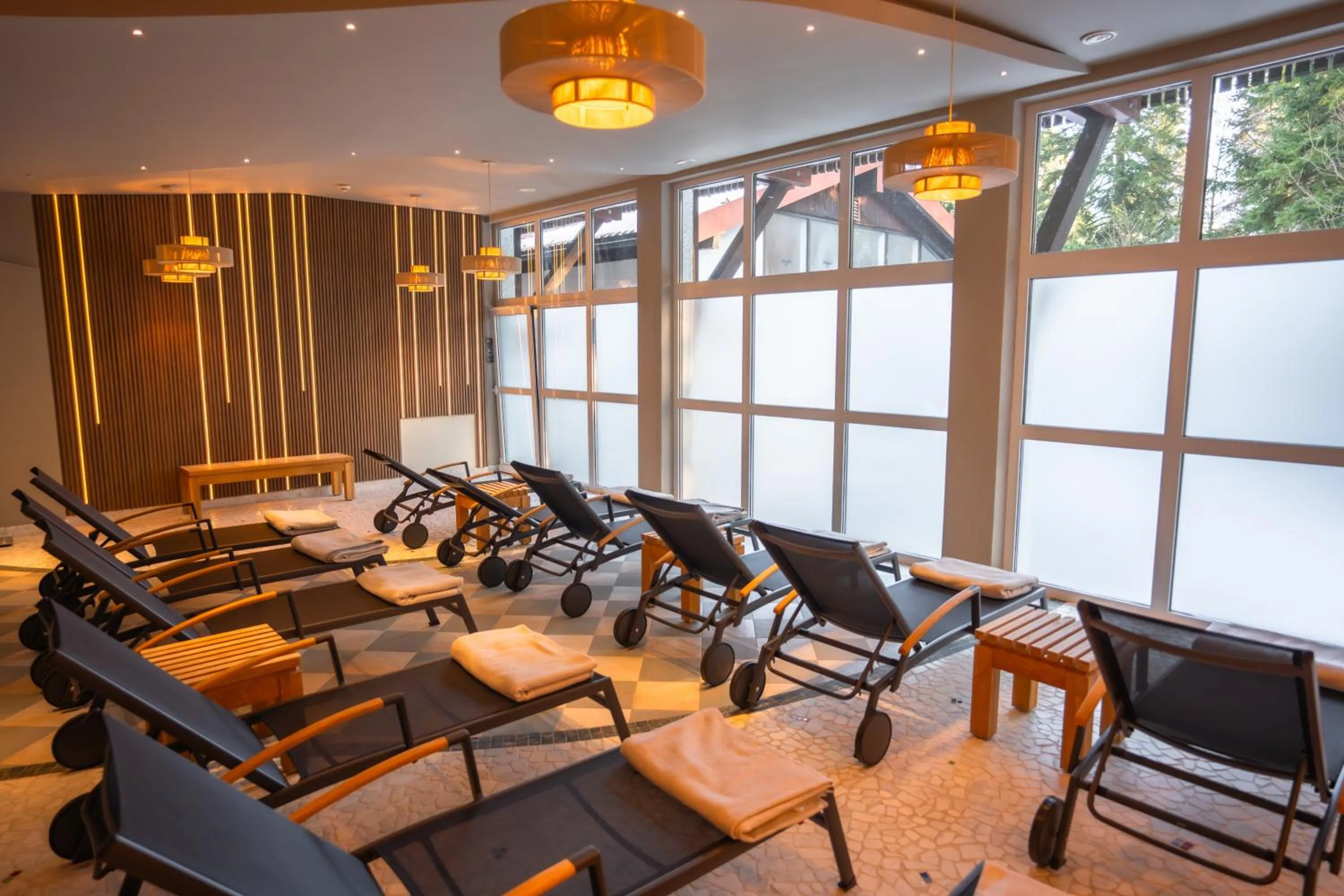 Swimming pool in MONDI Resort und Chalet Oberstaufen