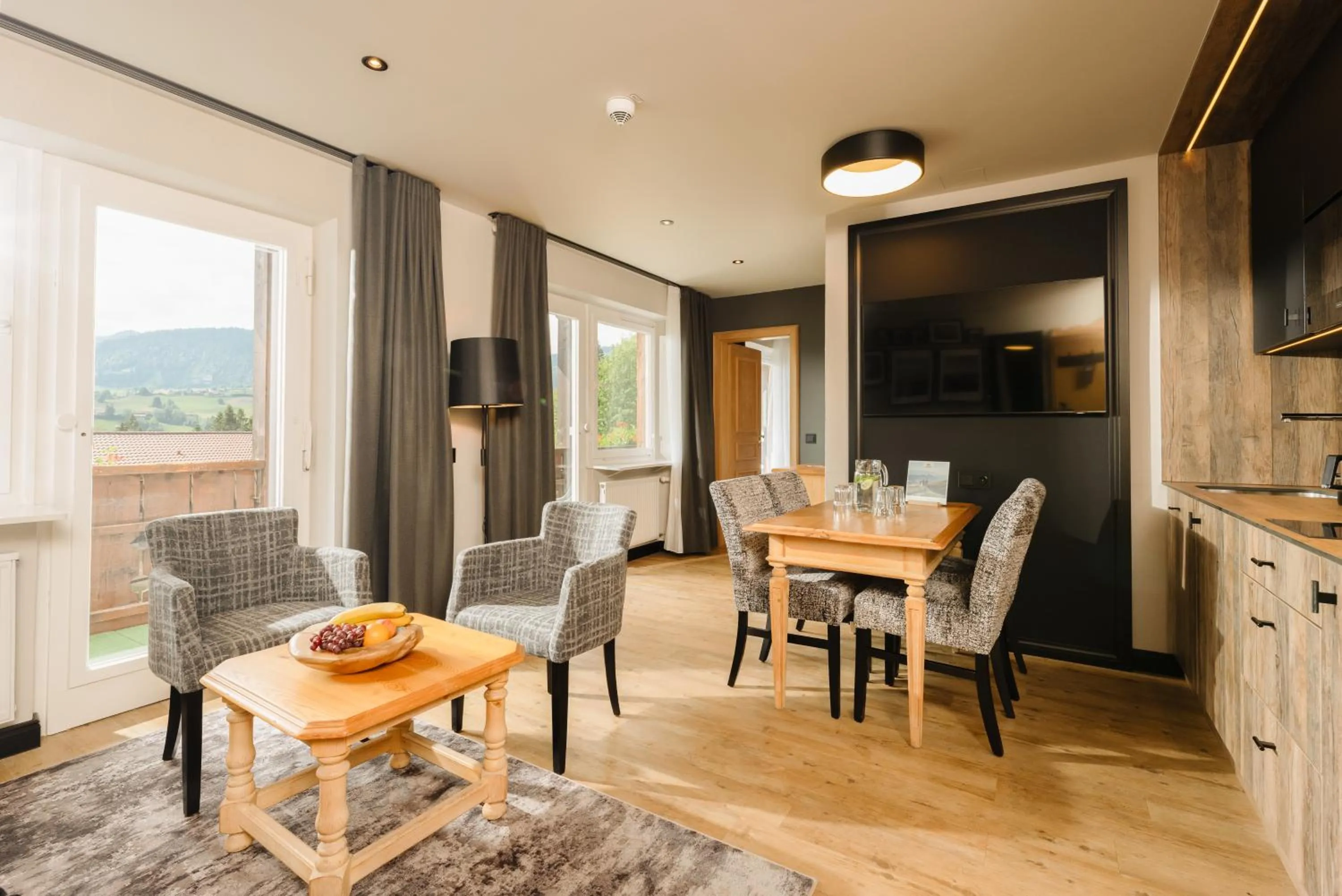 Living room in MONDI Resort und Chalet Oberstaufen