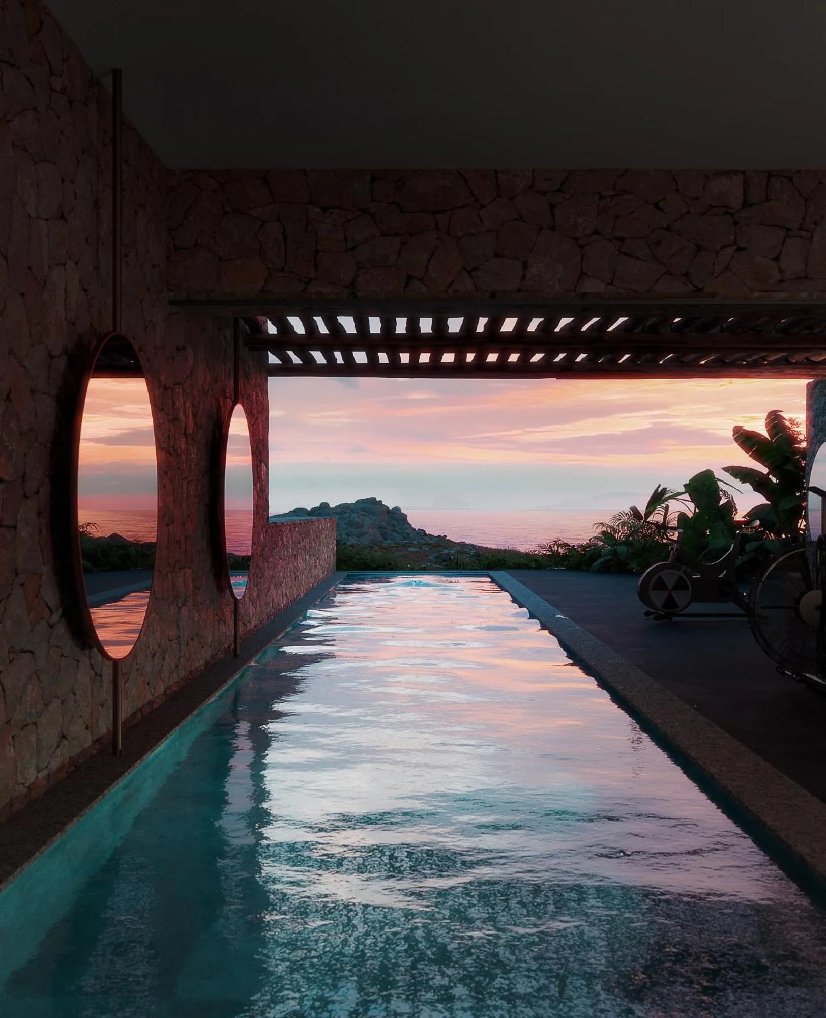 Natural landscape in Charisma Hotel and Wellness Club