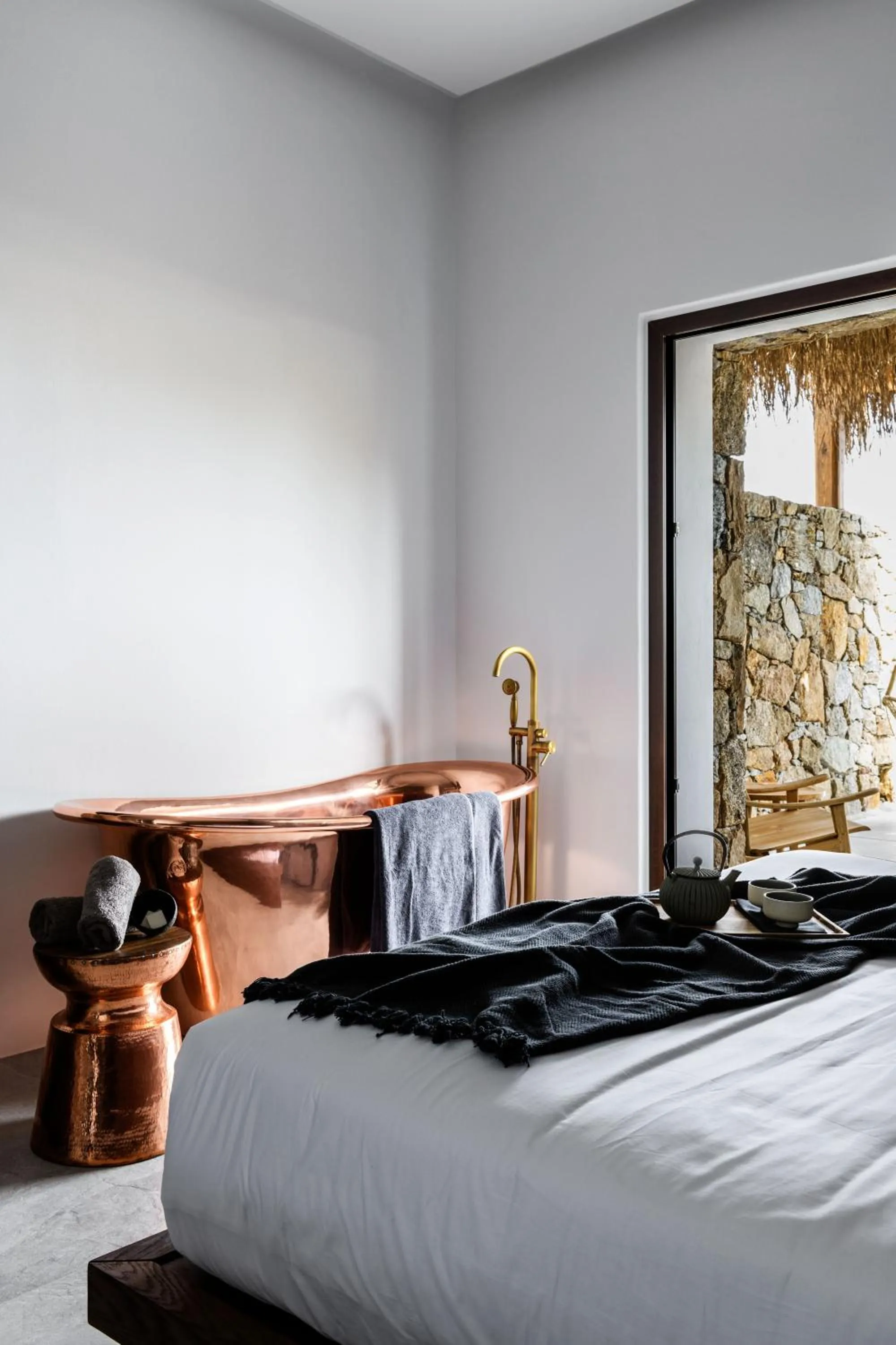 Bed in Charisma Hotel and Wellness Club