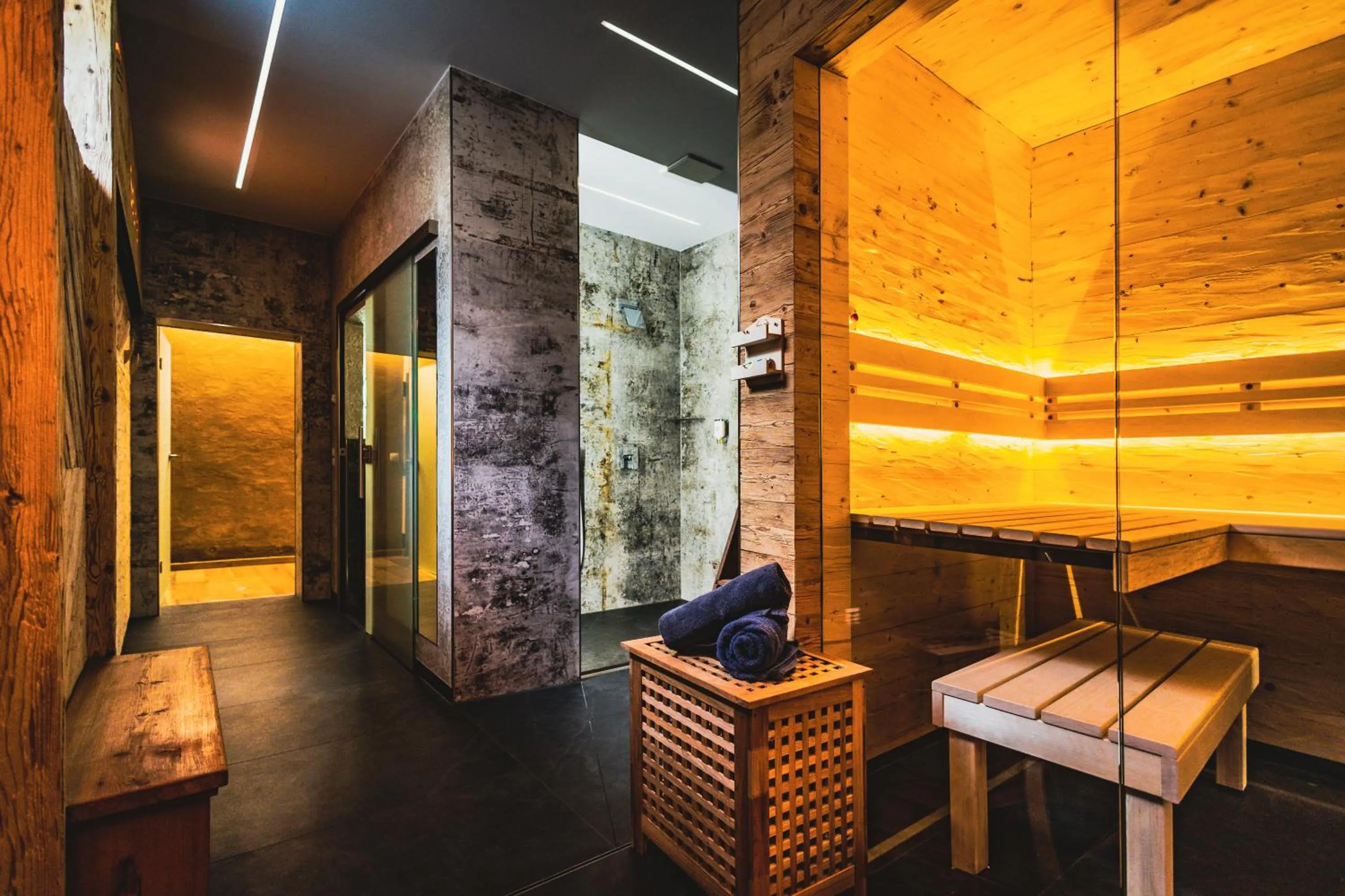 Sauna in Flair-Waldhotel Mellestollen