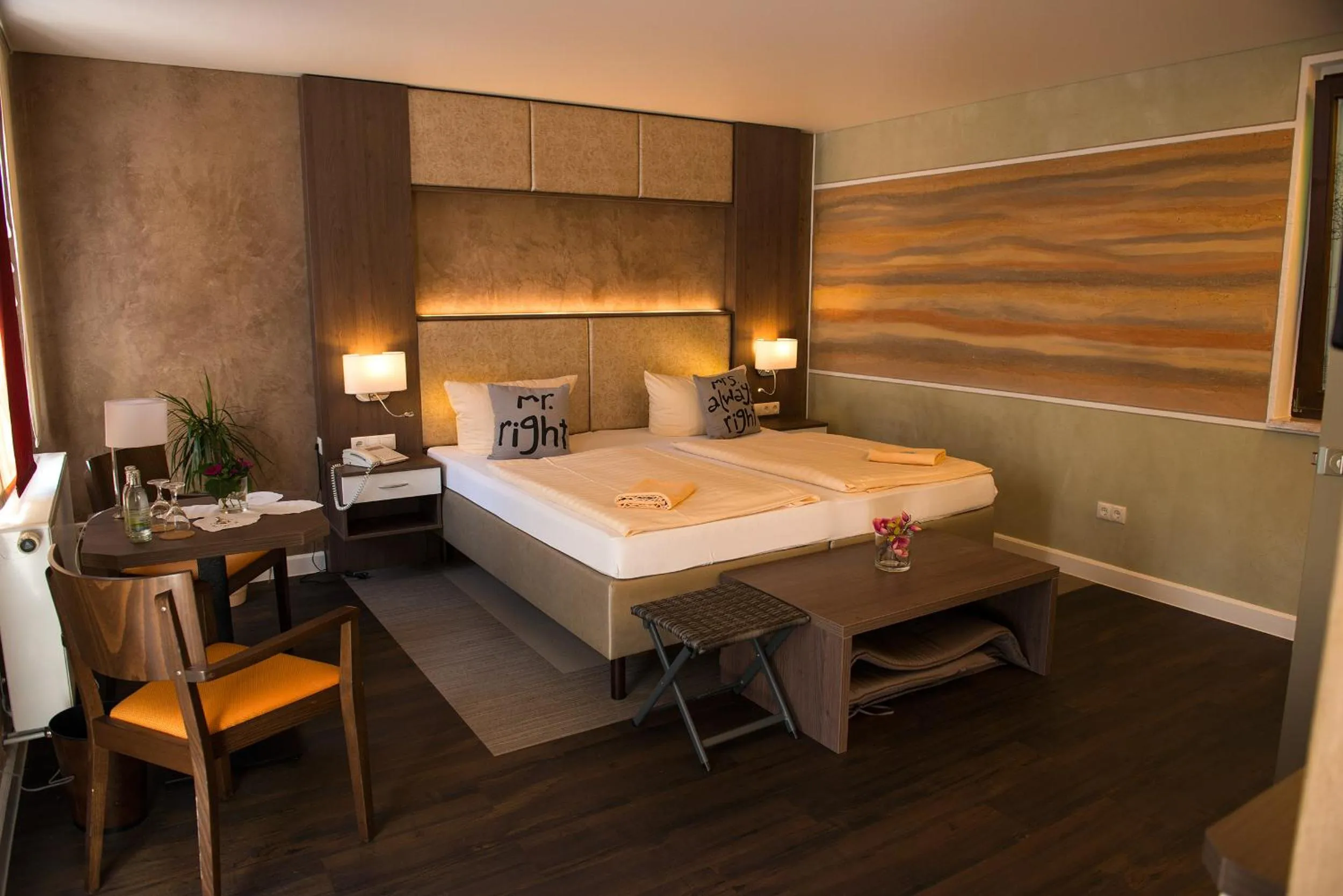 Bedroom, Bed in Flair-Waldhotel Mellestollen