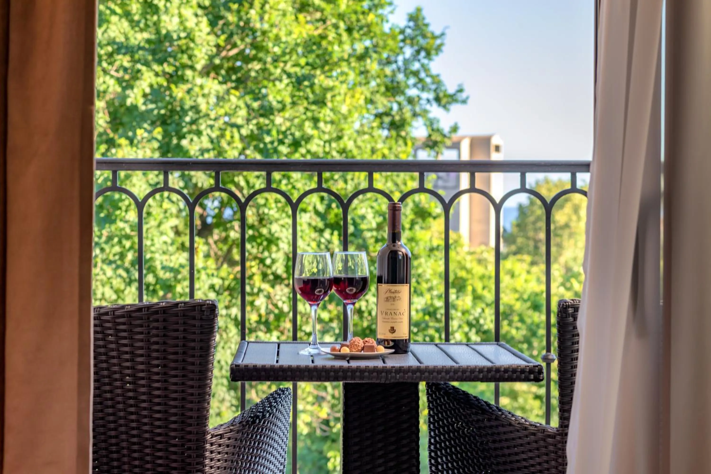 Balcony/Terrace in Luxury Apartments Queen