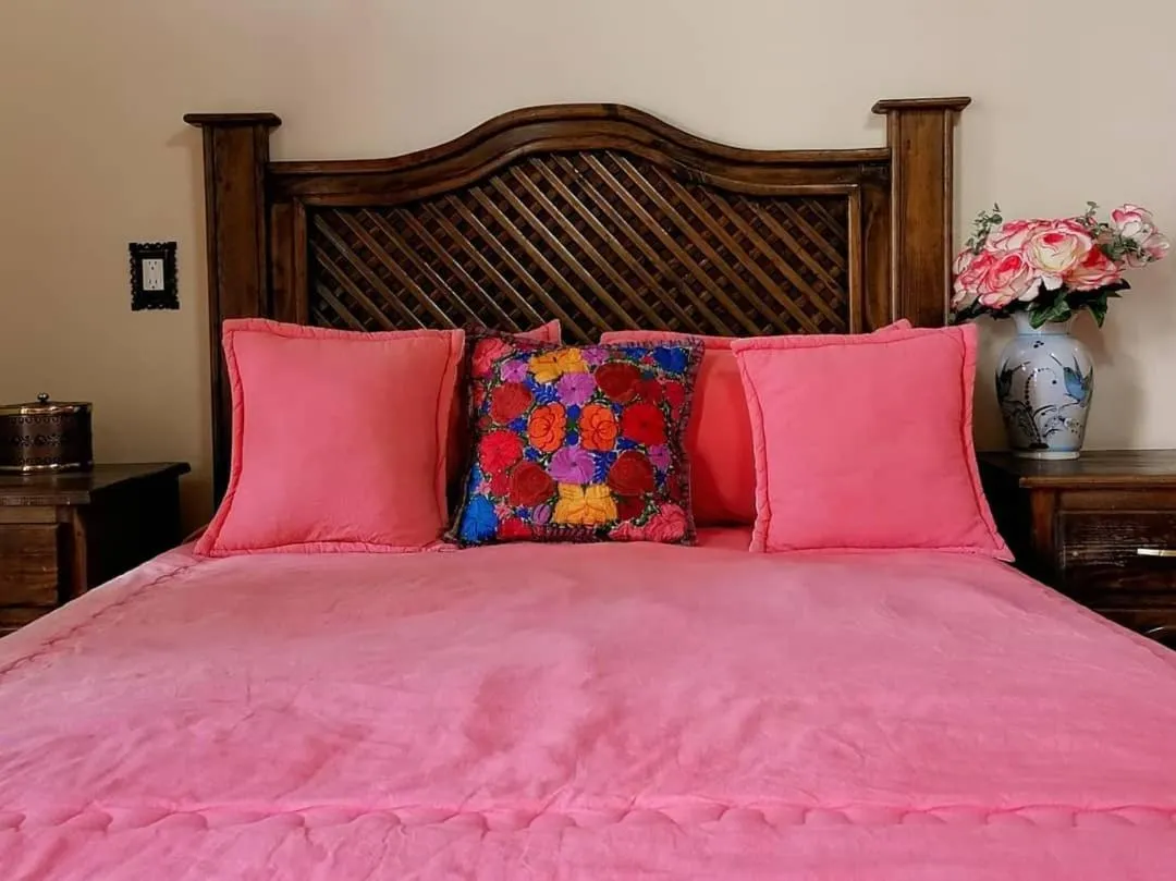 Bed in Hotel Hacienda San Isidro