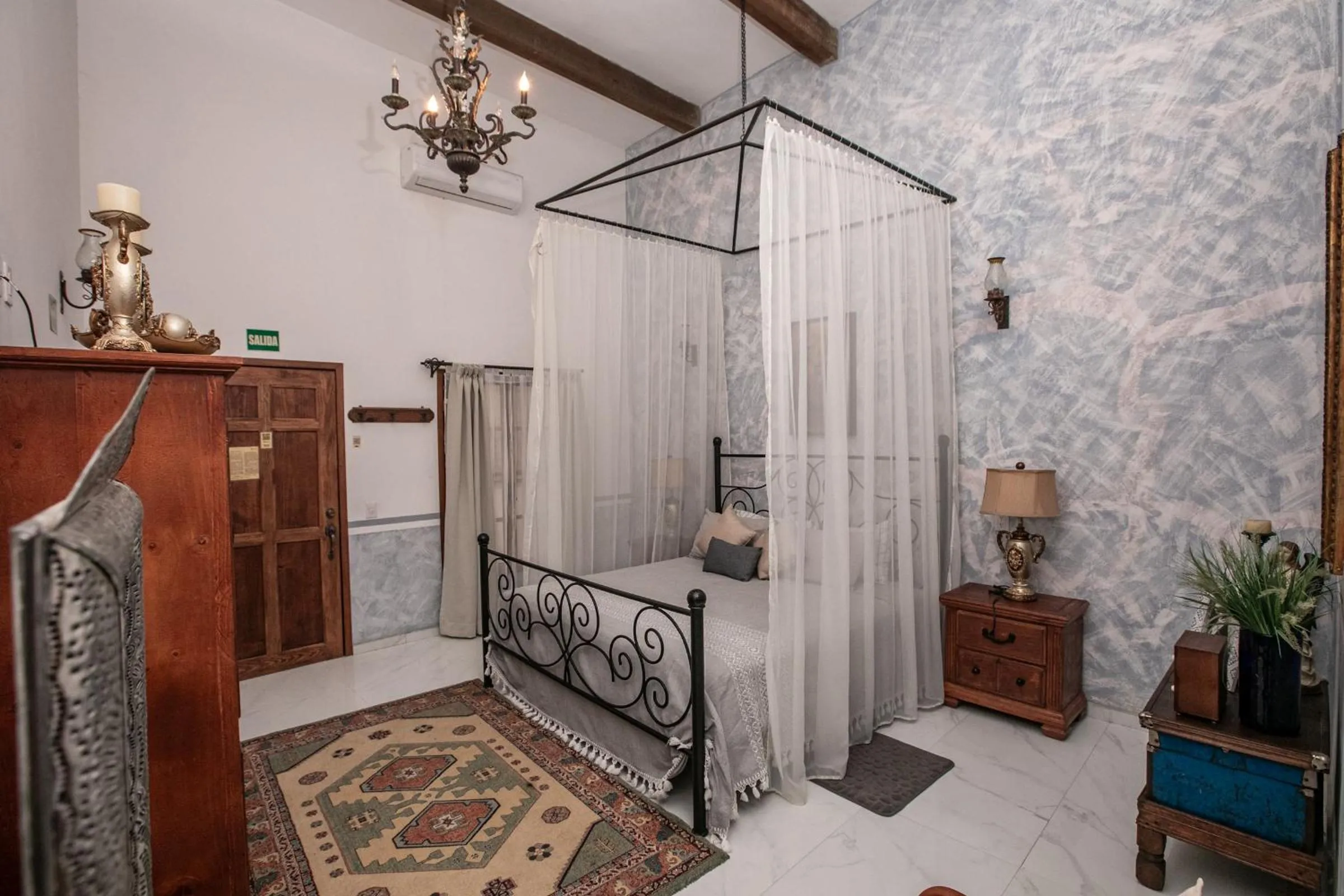 Bed in Hotel Hacienda San Isidro