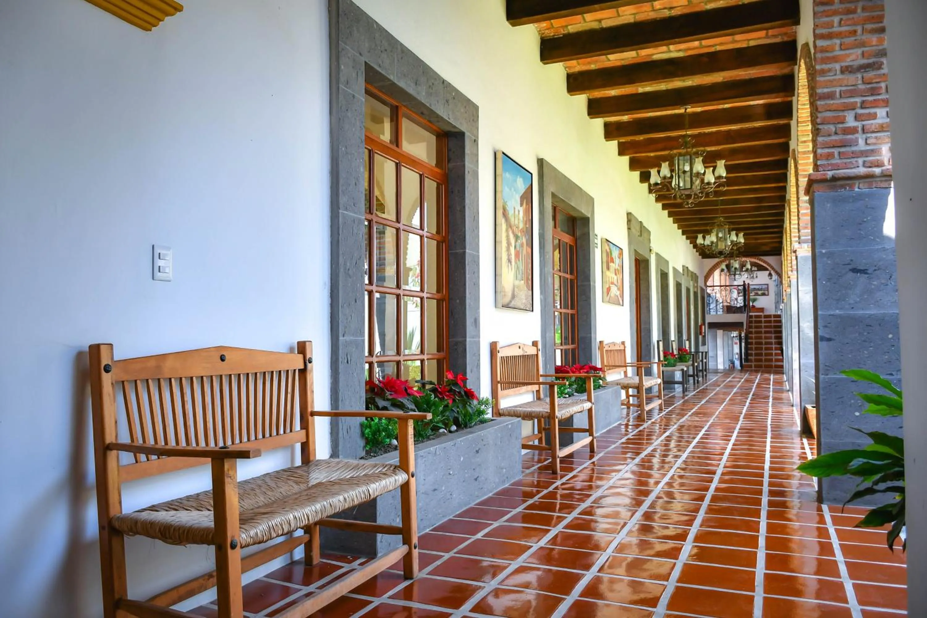 Patio in Hotel Hacienda San Isidro
