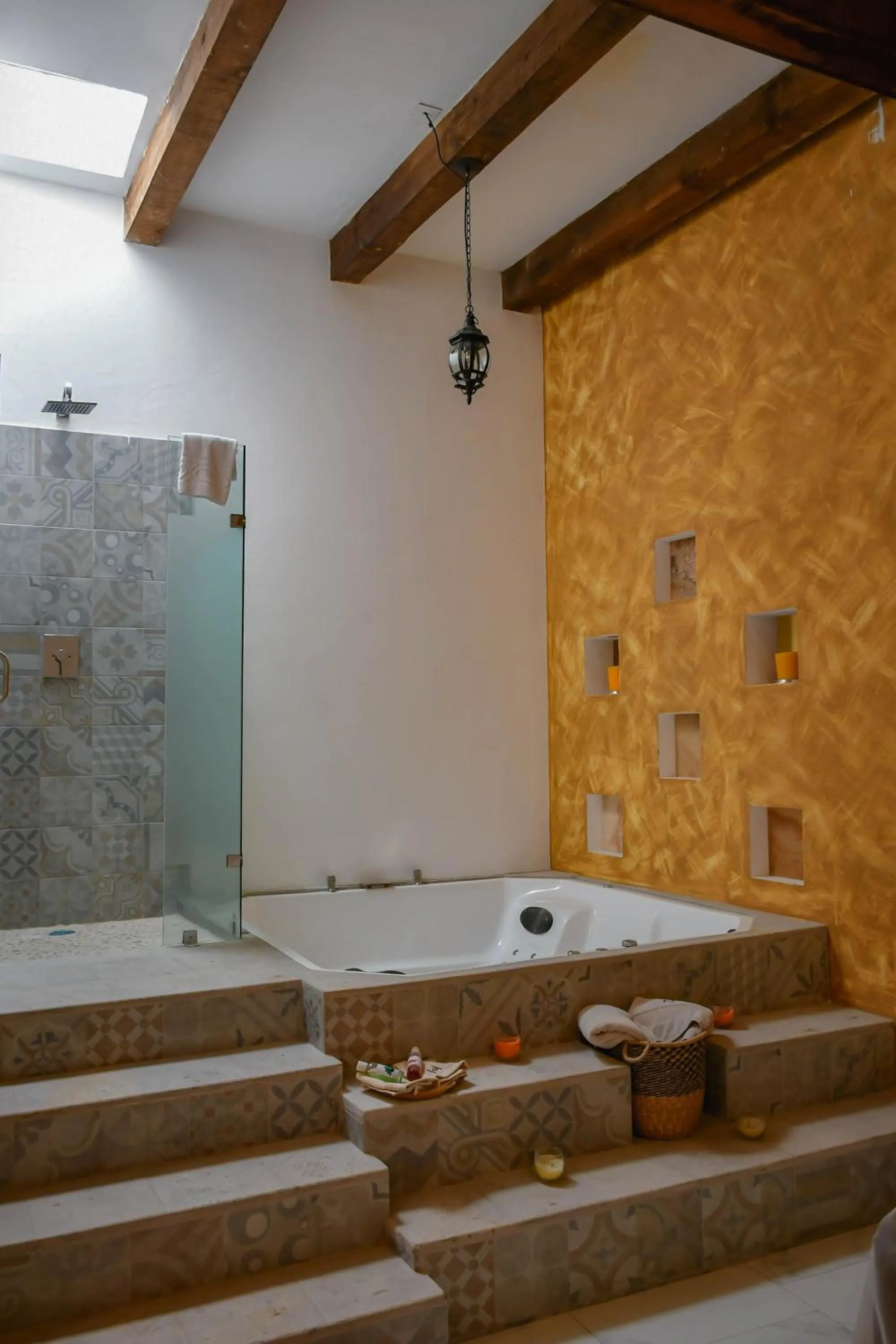 Shower in Hotel Hacienda San Isidro