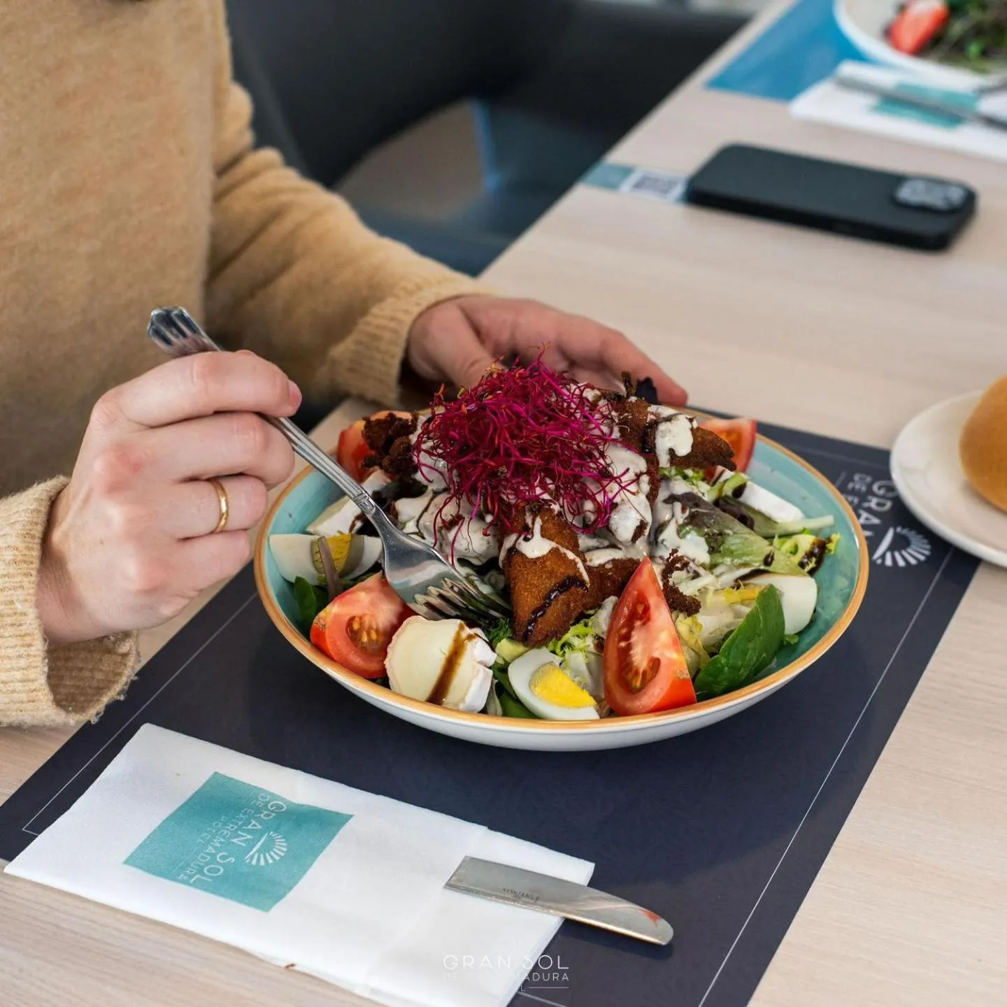 Restaurant/places to eat in Hotel Gran Sol De Extremadura