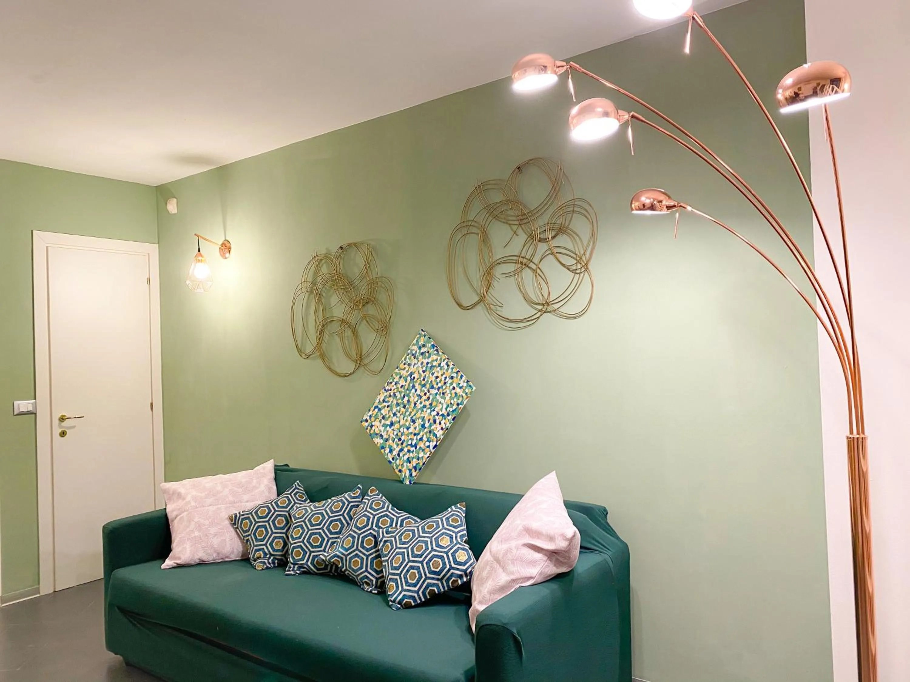 Patio in OROROSA Lucca City Center Apartment