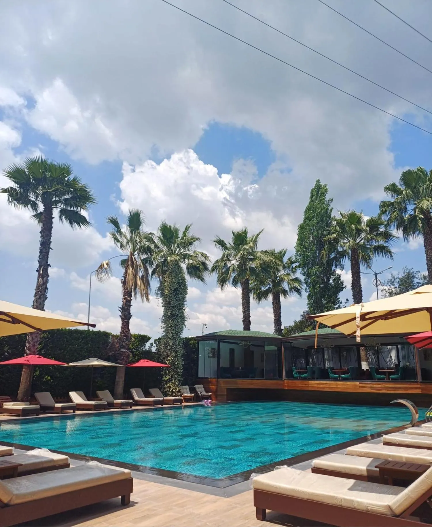 Pool view in Boris Hotel Beylikdüzü