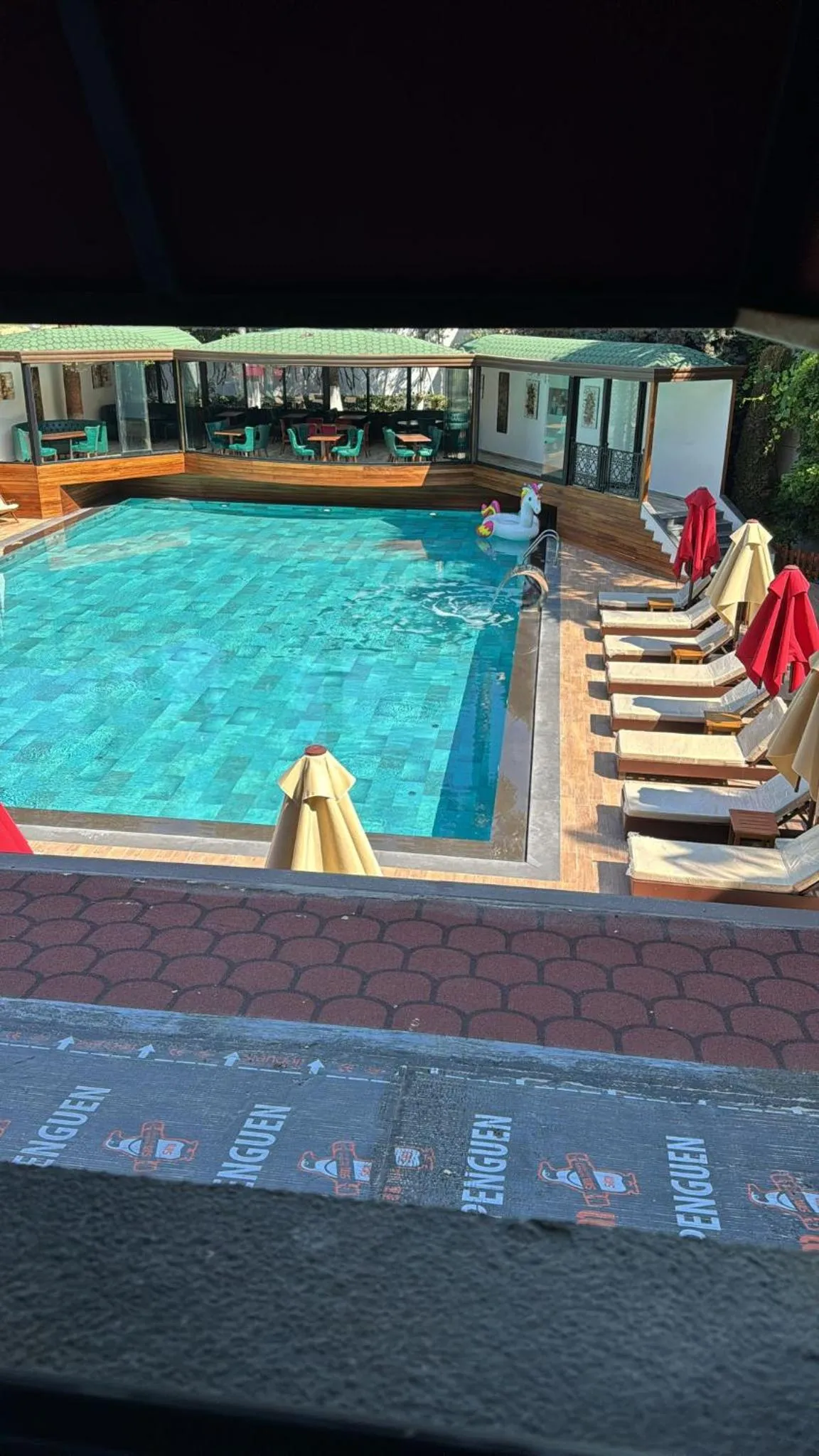 Pool view in Boris Hotel Beylikdüzü