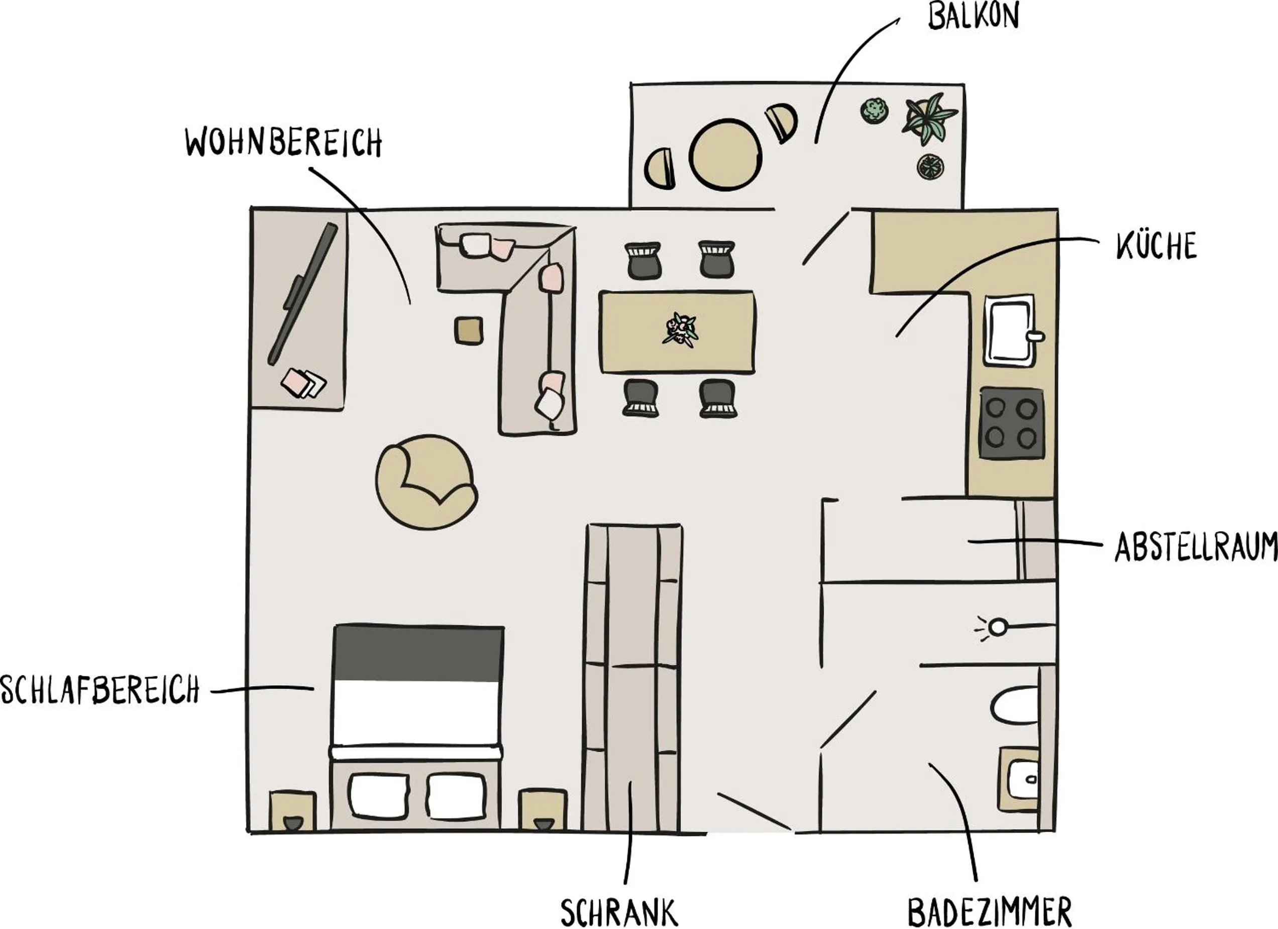 Photo of the whole room in MANA LISA Boutiquehotel